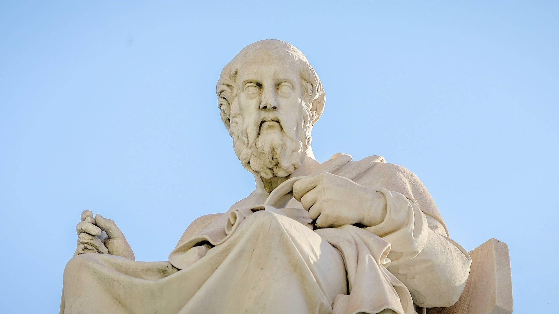 Plato, griechische Statue, Skulptur, Philosophie, 1920x1080 Full HD Desktop