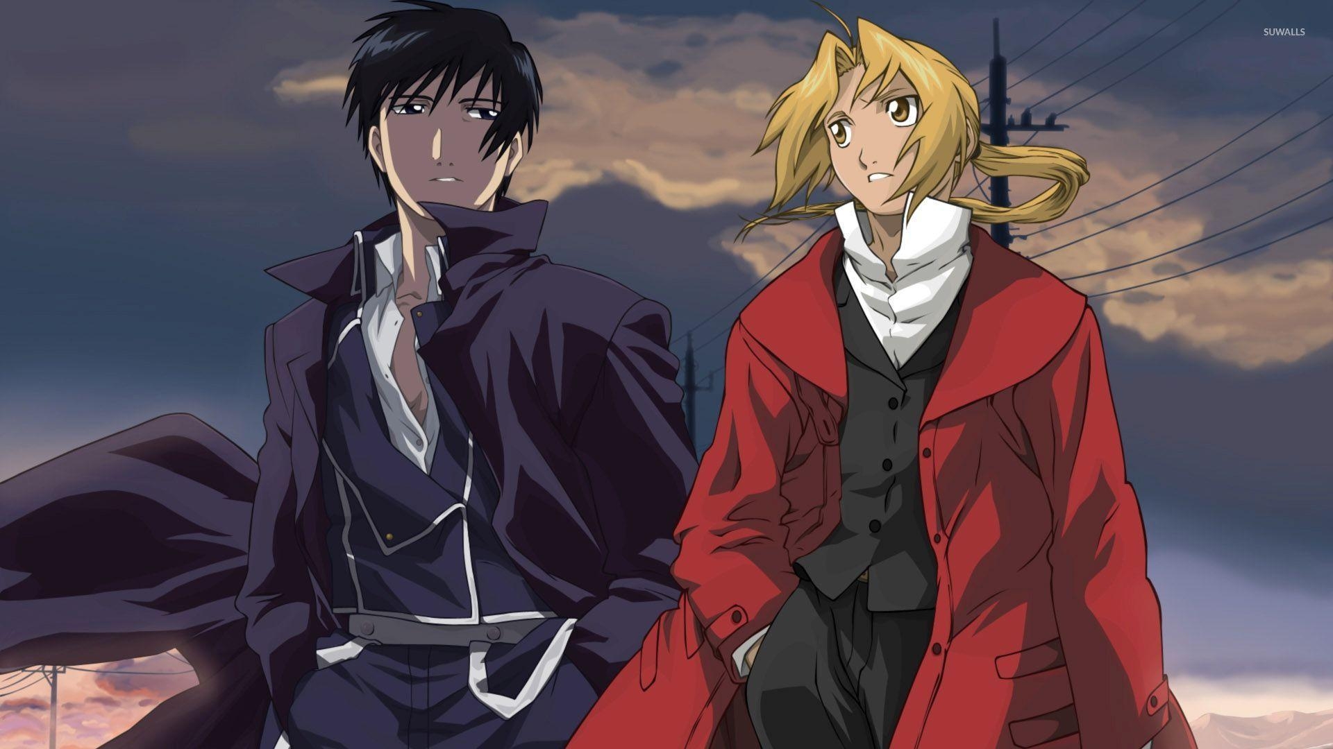 Edward Elric, Roy Mustang, Alchemist, Anime, Grafik, 1920x1080 Full HD Desktop