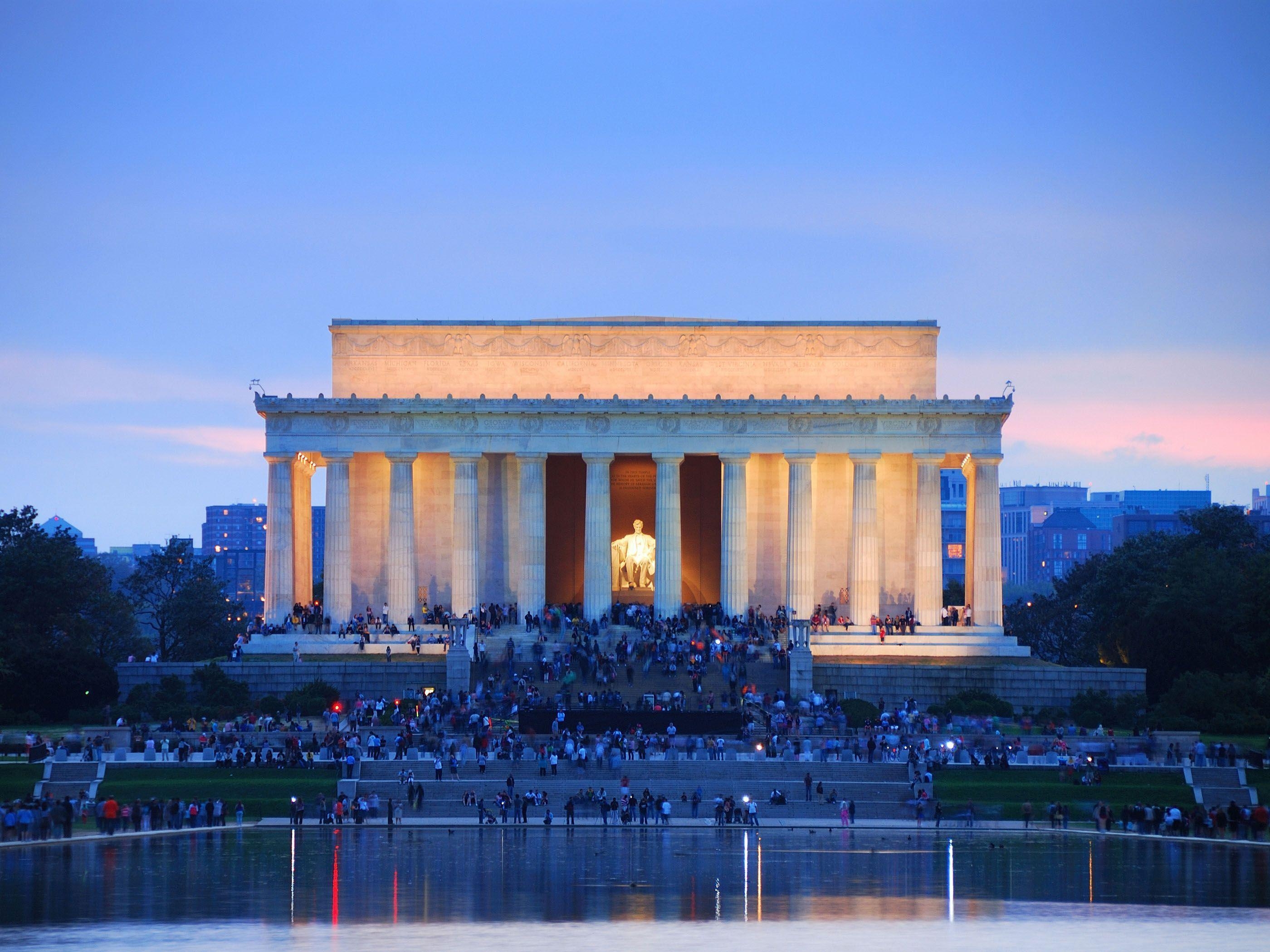 Lincoln Memorial, Washington, Hintergrund, Reisen, USA, 2800x2100 HD Desktop