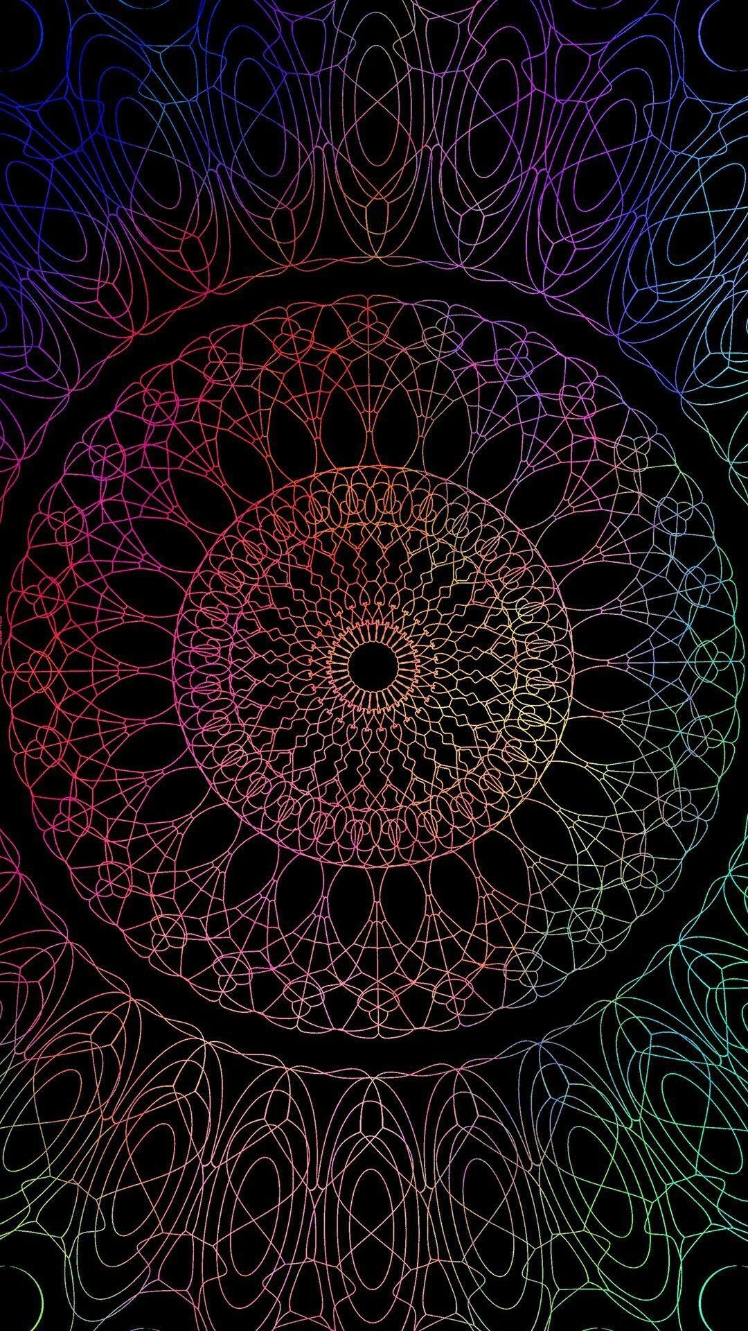 Mandala, Lockscreen, Wallpaper, iOS, Android, 1080x1920 Full HD Handy