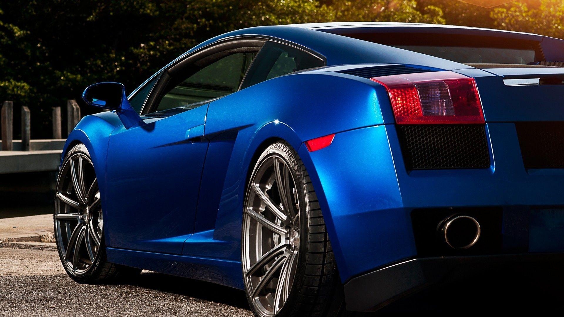 Lamborghini Gallardo, Blau, PC, Hintergrund, Supersportwagen, 1920x1080 Full HD Desktop