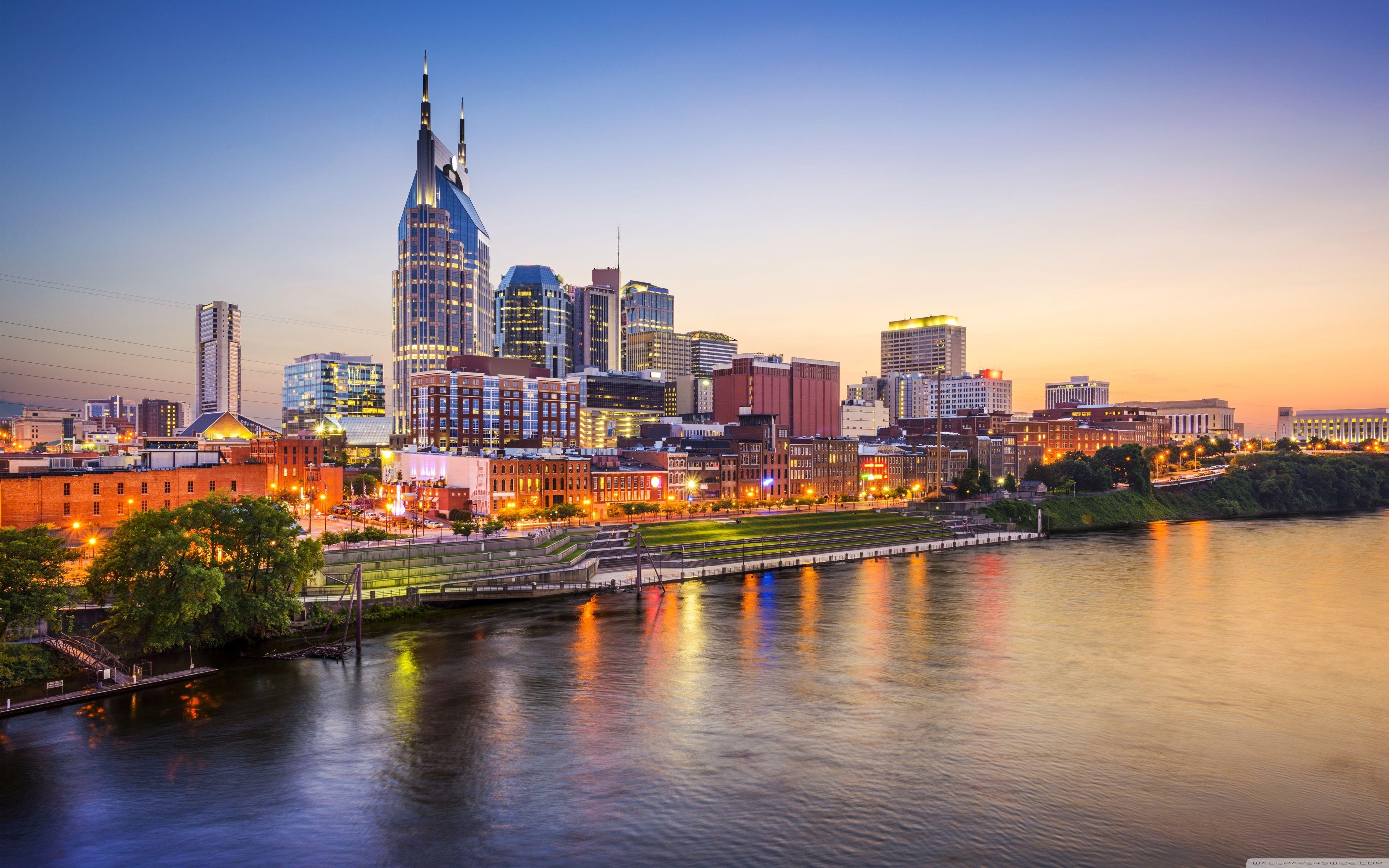 Nashville, Tennessee, 4K HD, Stadtbild, 3840x2400 4K Desktop