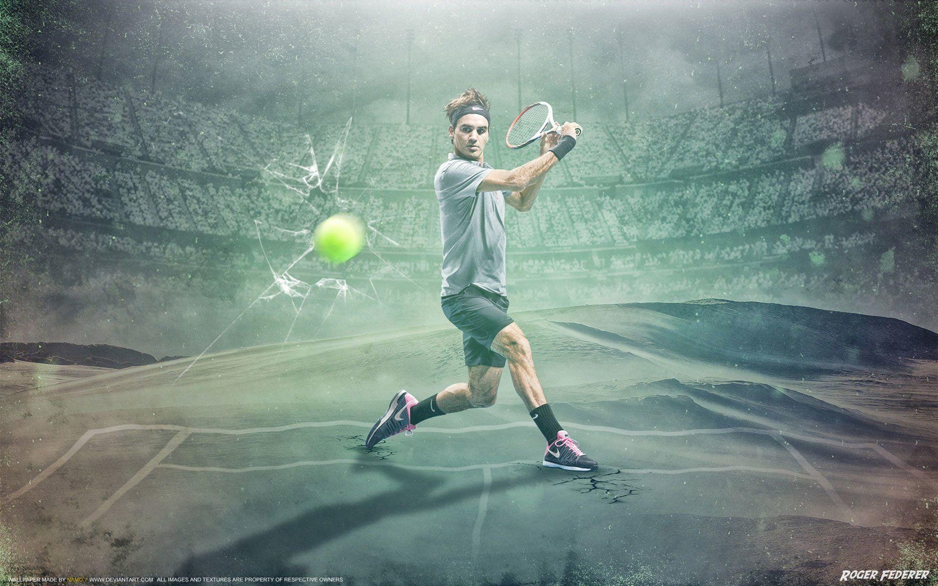 Roger Federer, HD, Tennis, Vorbild, Hintergrund, 1920x1200 HD Desktop