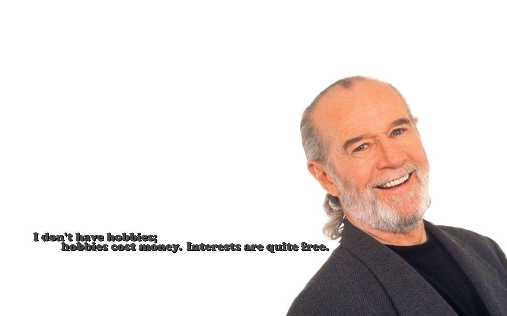 George Carlin, Komiker, Bild, Hintergrund, Witz, 1680x1050 HD Desktop