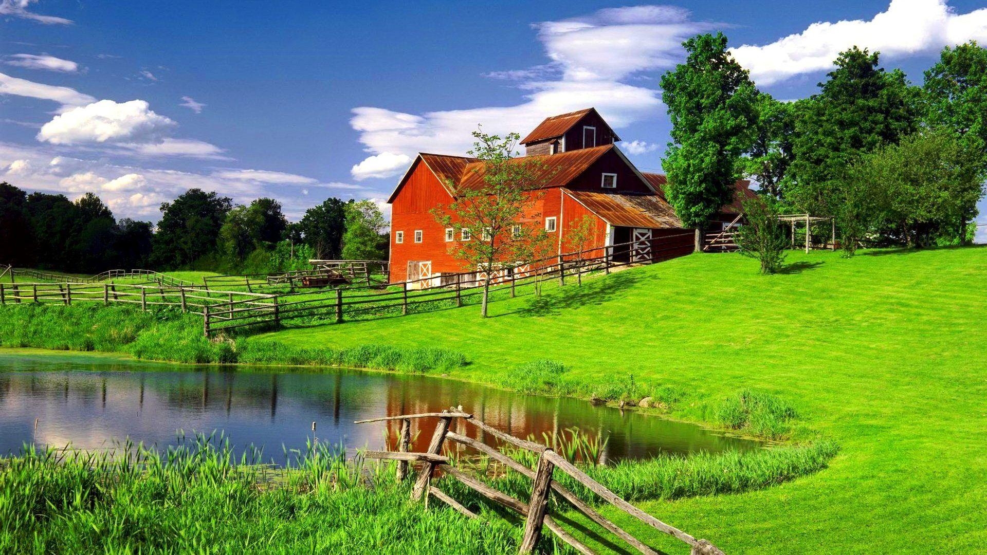 Bauernhaus, Vermont, Studio, High-Quality, Bild, 1920x1080 Full HD Desktop