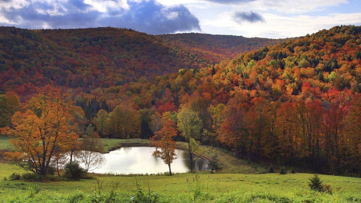 Täler, Seen, Vermont, Natur, Wallpaperx1080, 1250x700 HD Desktop