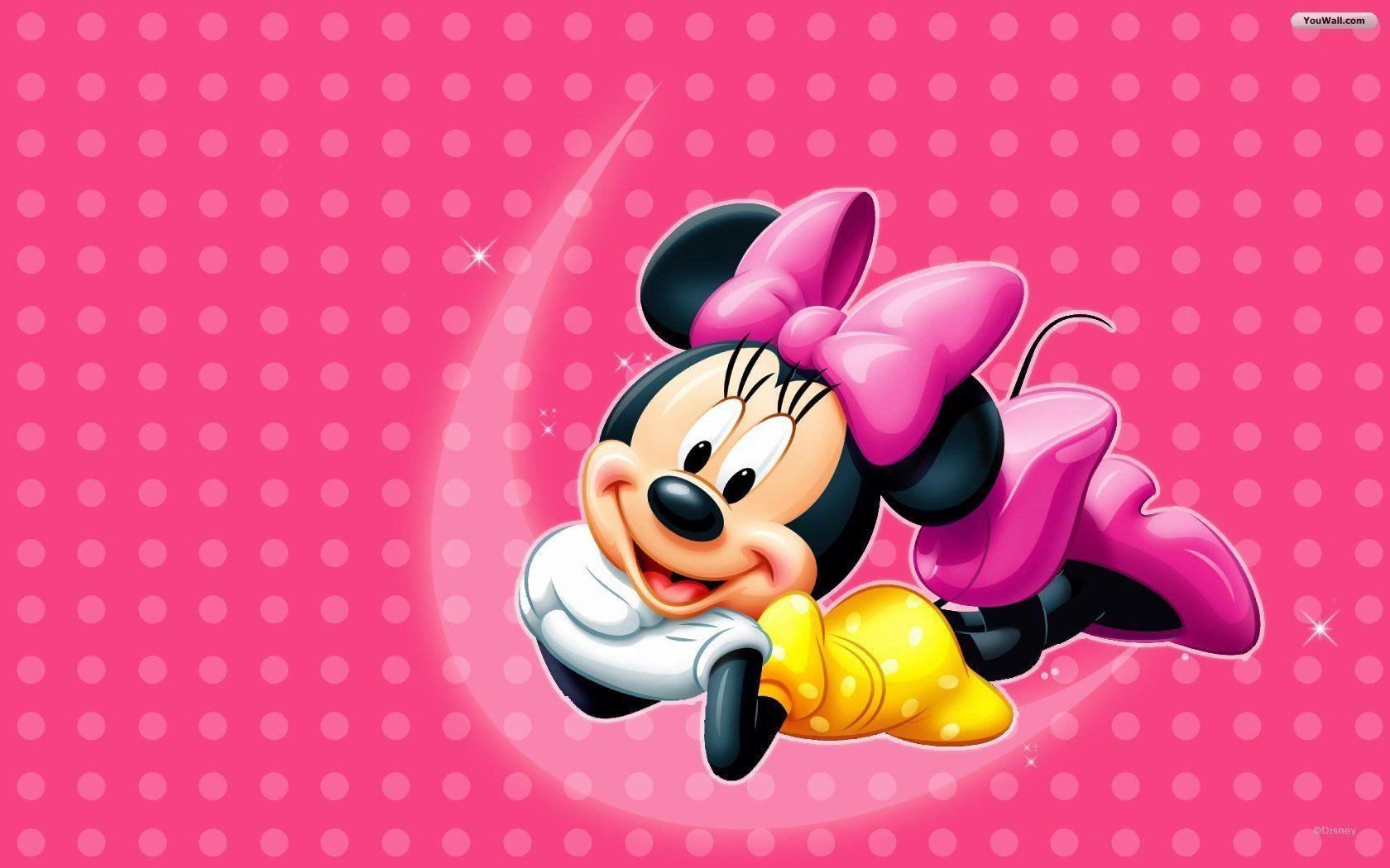 Minnie Maus, Disney, Cartoon, Maus, bunt, 1680x1050 HD Desktop