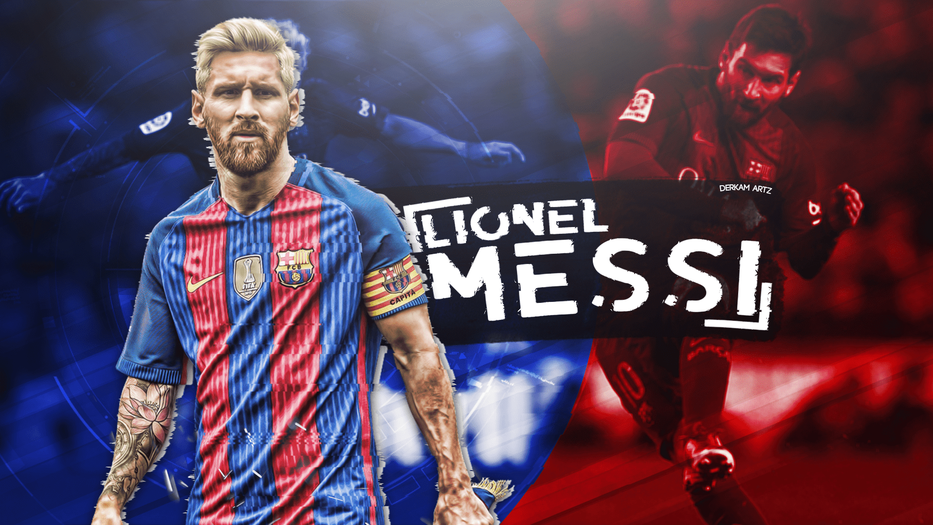 Lionel Messi, V7, Fußball, Sportstar, Argentinien, 1920x1080 Full HD Desktop