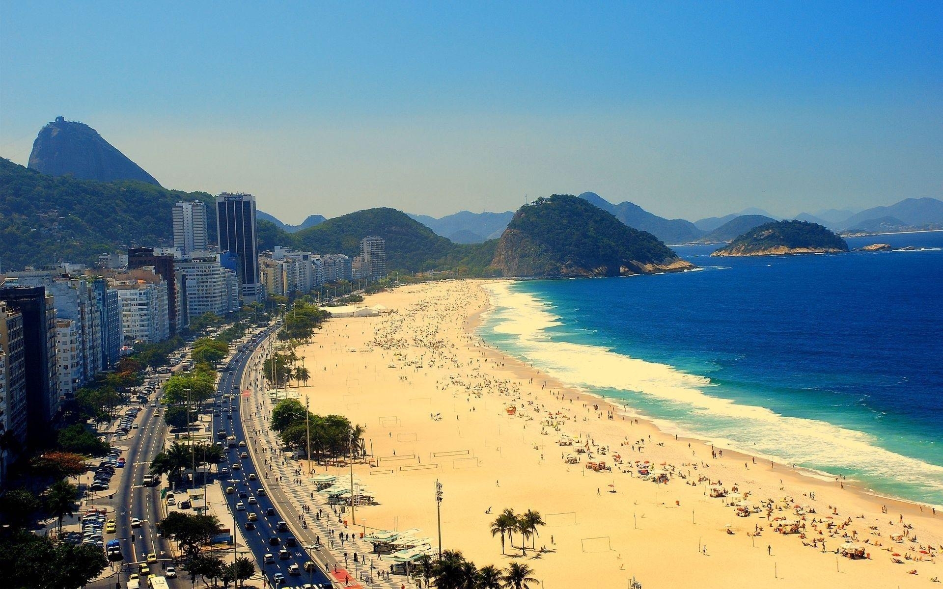 Copacabana, Rio de Janeiro, Strand, Brasilien, Sehenswürdigkeit, 1920x1200 HD Desktop