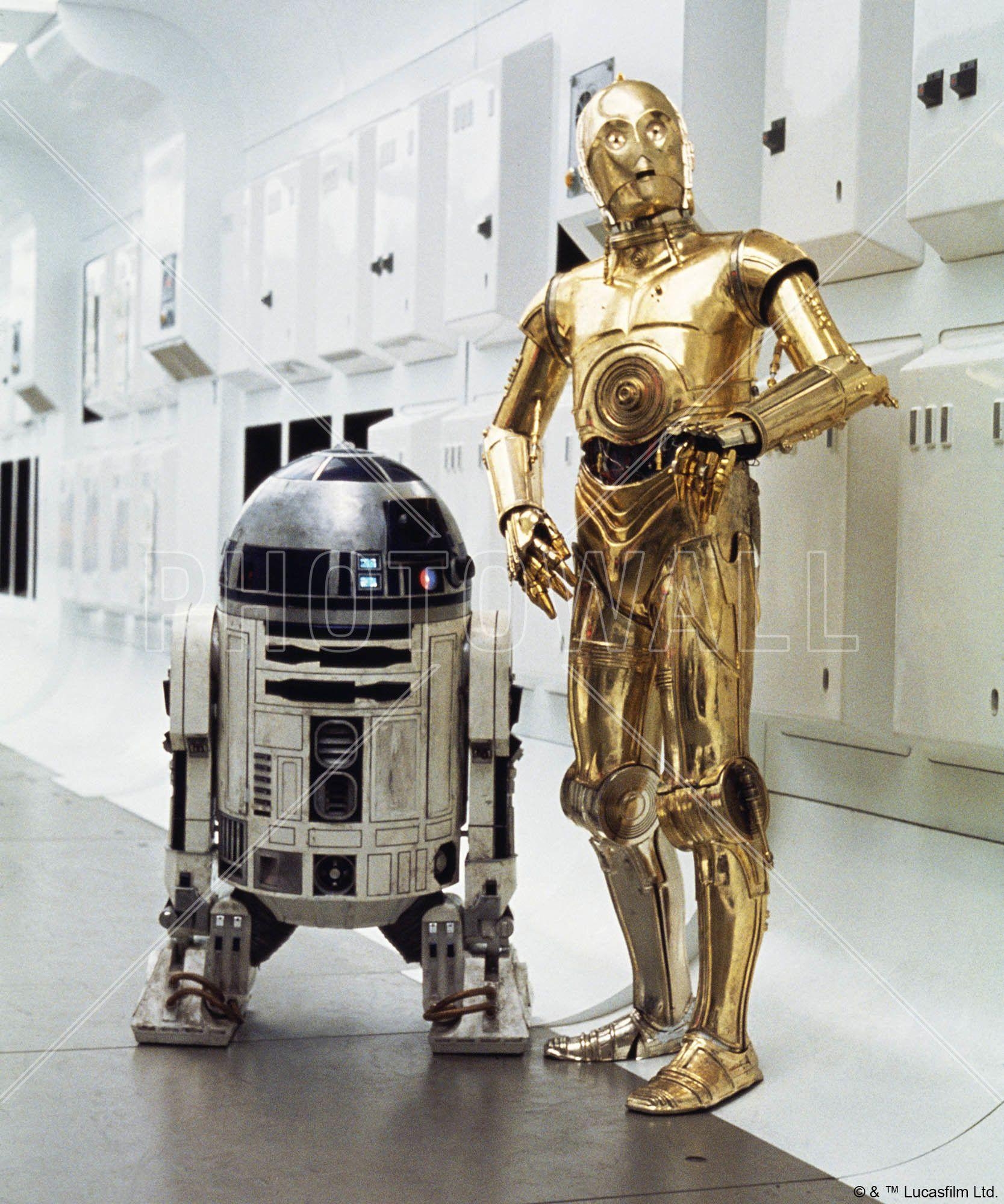 C-3PO, R2-D2, Star Wars, Abenteuer, Teamwork, 1670x2000 HD Handy