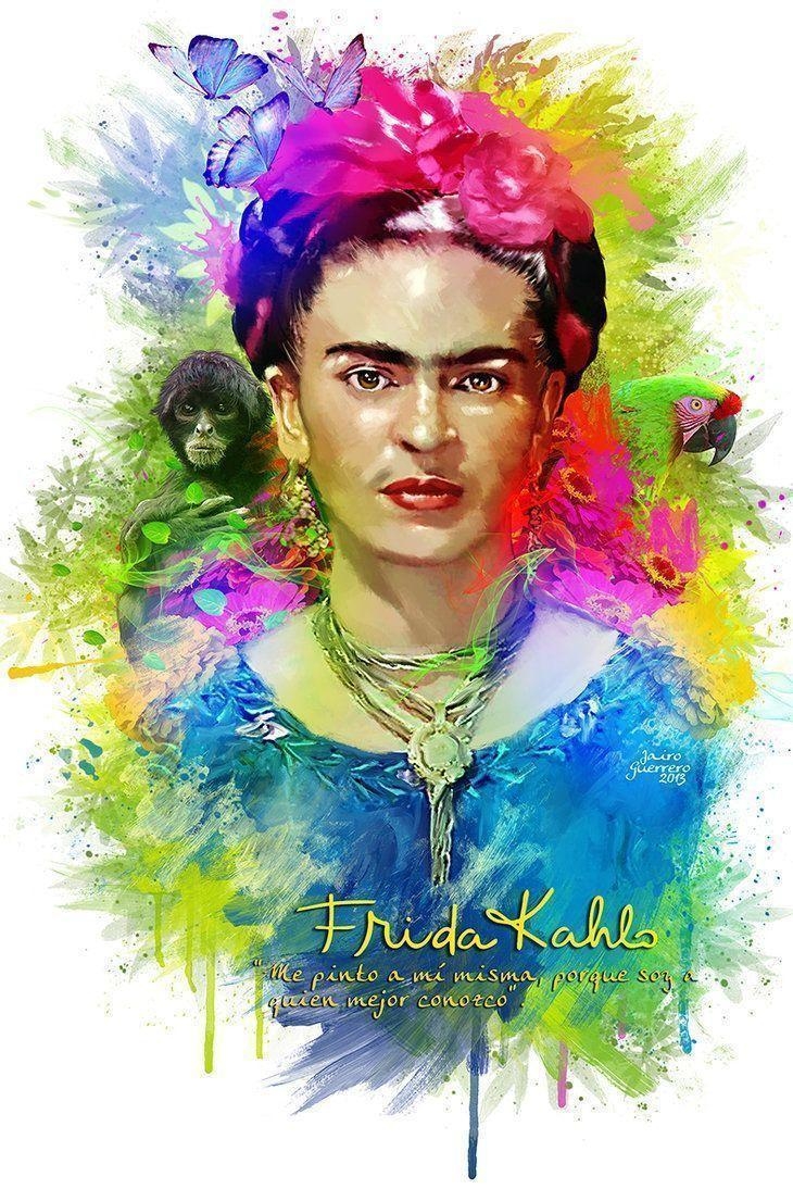 Frida Kahlo, Kunst, Mexiko, Malerei, Porträt, 730x1100 HD Handy