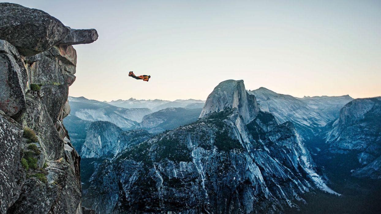 Wingsuit Fliegen, Sport, Extremsport, Fallschirmspringen, 1250x700 HD Desktop