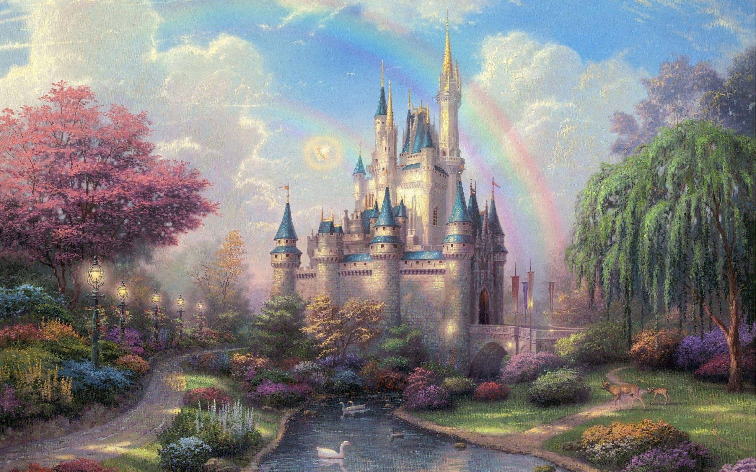 Disney Schloss, Fantasie, Architektur, Märchen, Disney, 2560x1600 HD Desktop