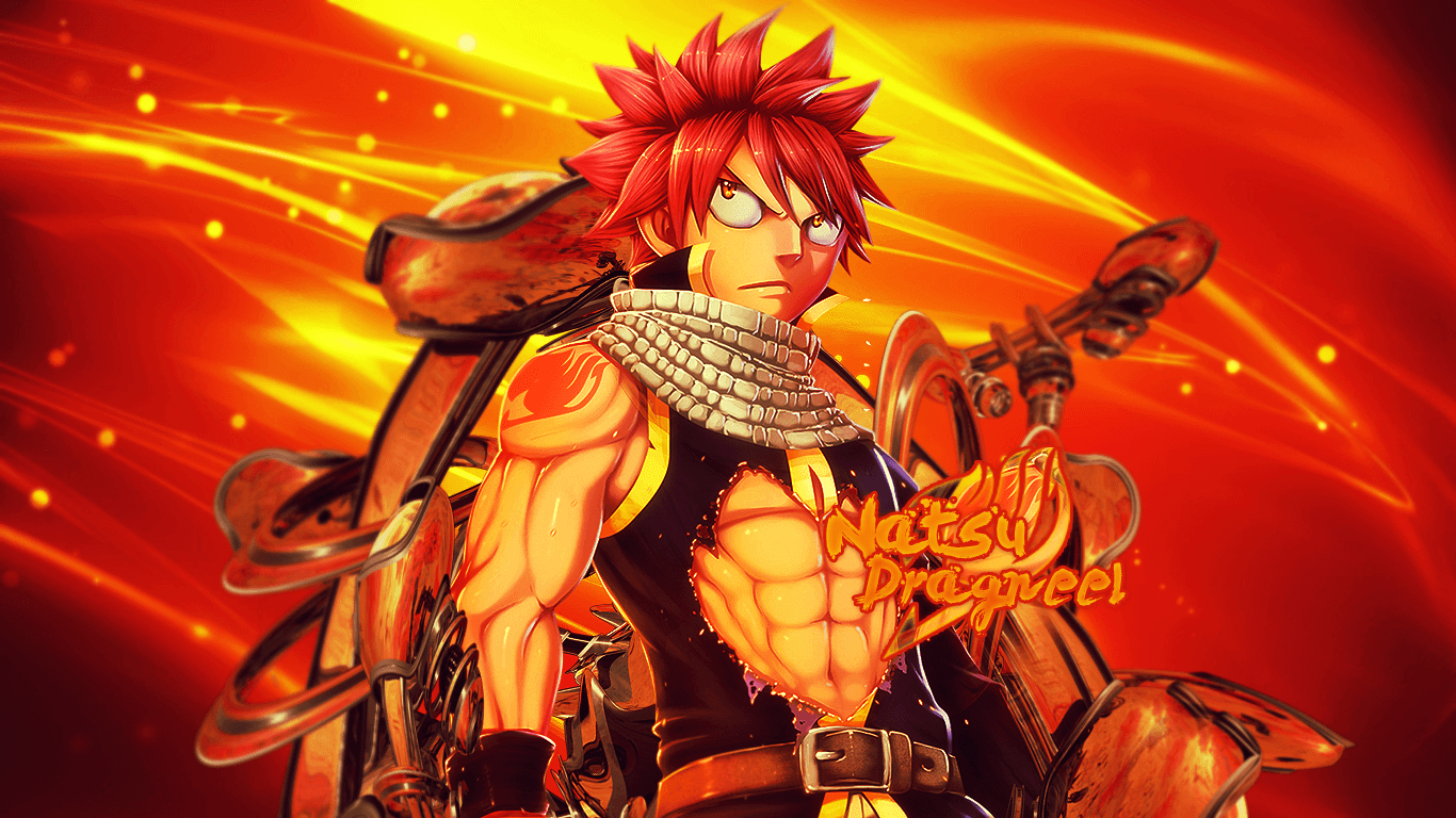 Natsu Dragneel, Fairy Tail, HD, Hintergrund, 1370x770 HD Desktop