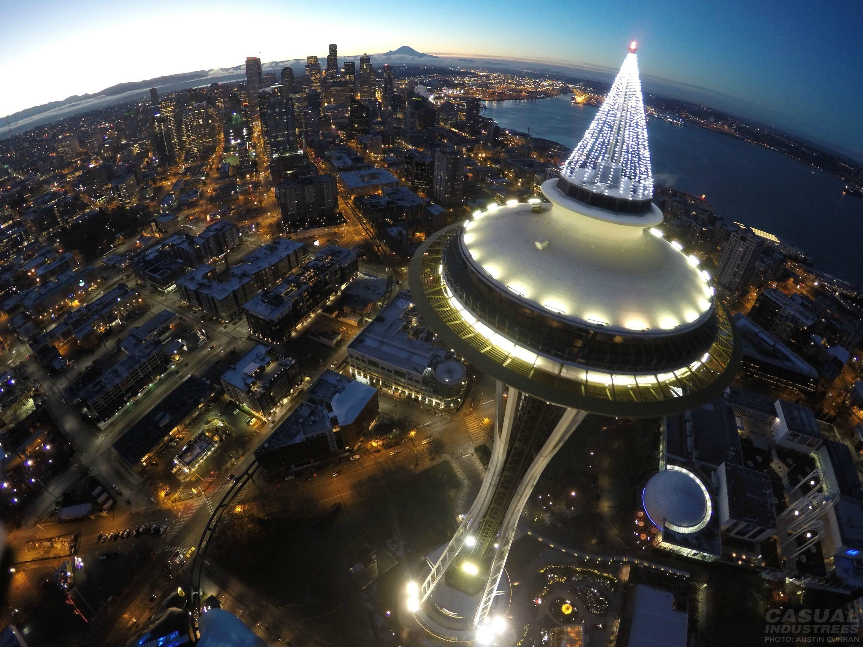 Space Needle, Washington, Skyline, modern, atemberaubend, 2880x2160 HD Desktop