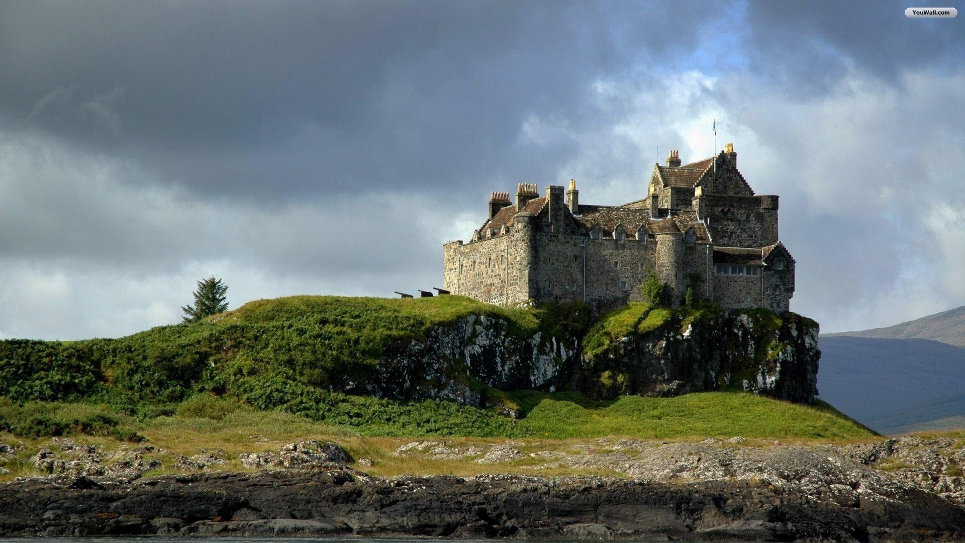 Schottische Burgen, Schottland Küste, Historische Orte, Reisen, 1920x1080 Full HD Desktop