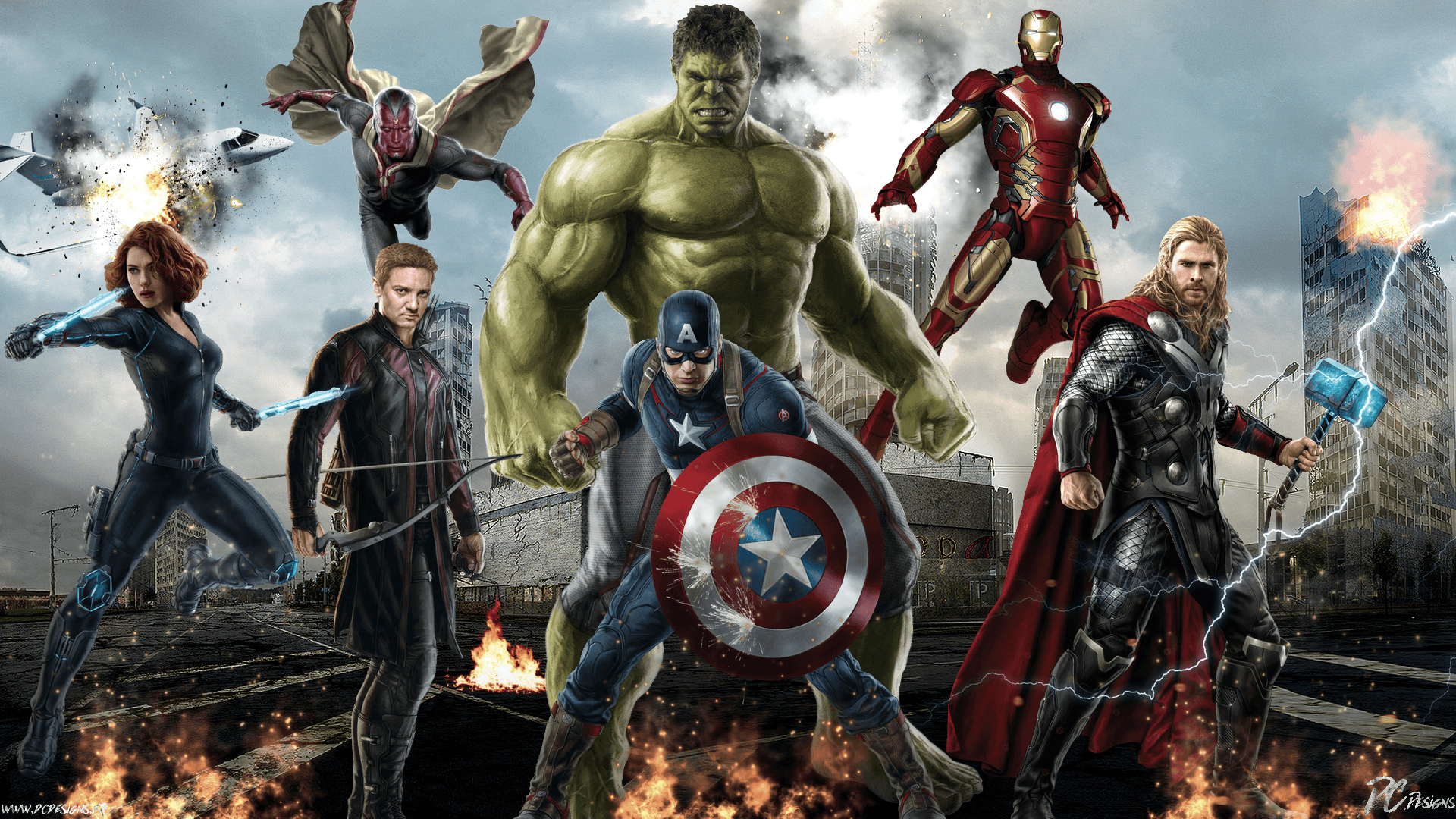 Avengers, HD, Hintergrundbild, Superhelden, Marvel, 1920x1080 Full HD Desktop