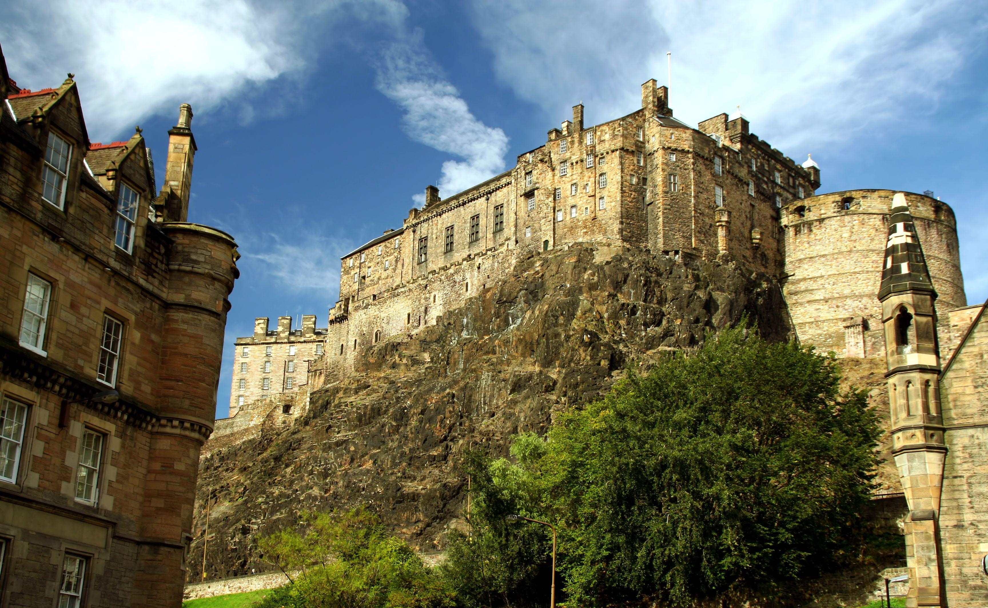 Edinburgh, Hintergrund, Stadt, Schottland, Skyline, 3460x2130 HD Desktop