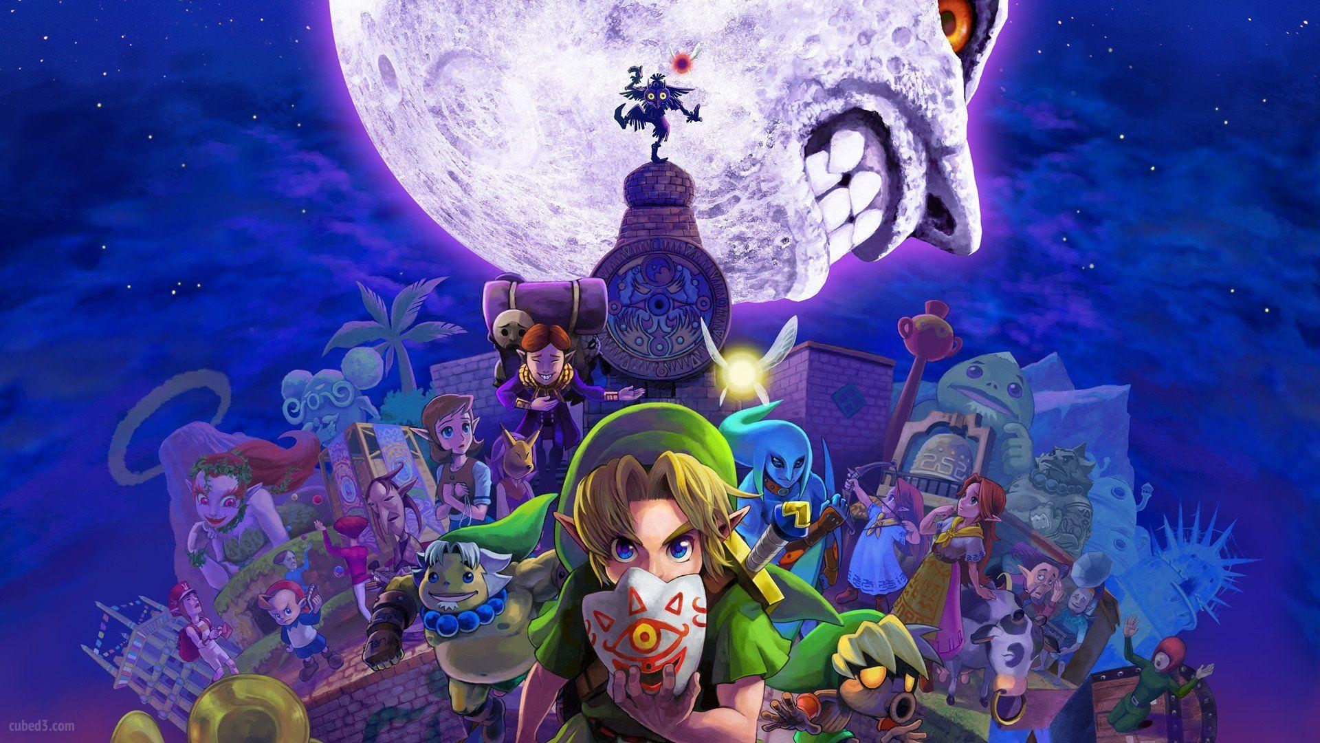 Legend of Zelda, Majora's Mask, HD, Nintendo, Hintergrund, 1920x1080 Full HD Desktop