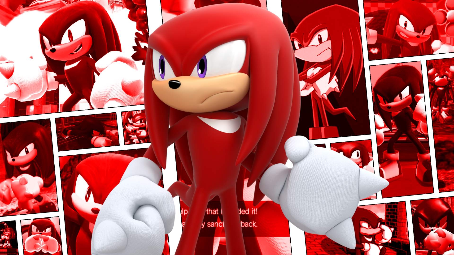 Knuckles, Sonic, Echidna, Online, Fans, 1920x1080 Full HD Desktop