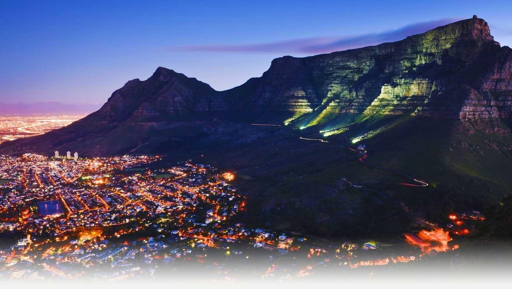 Tafelberg, Kapstadt, Südafrika, Reisebild, Foto, 1680x950 HD Desktop