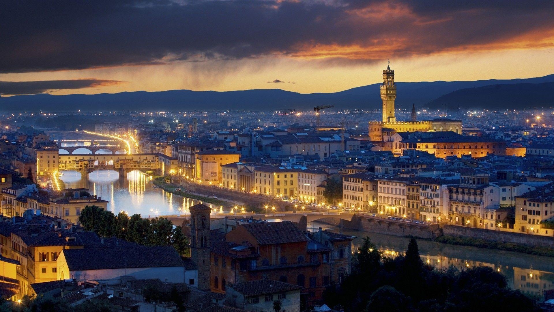 Florenz, Ponte Vecchio, Italien, Reise, Architektur, 1920x1080 Full HD Desktop