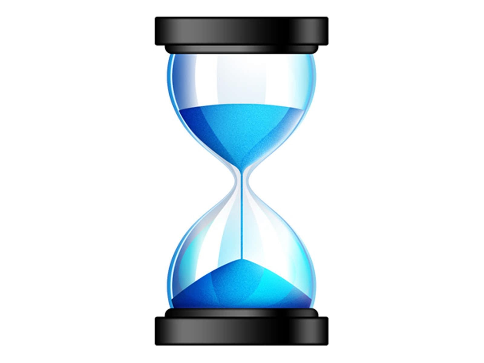 Blaue Sanduhr, HD, Stilvoll, Zimmerdekoration, Uhr, 1600x1200 HD Desktop