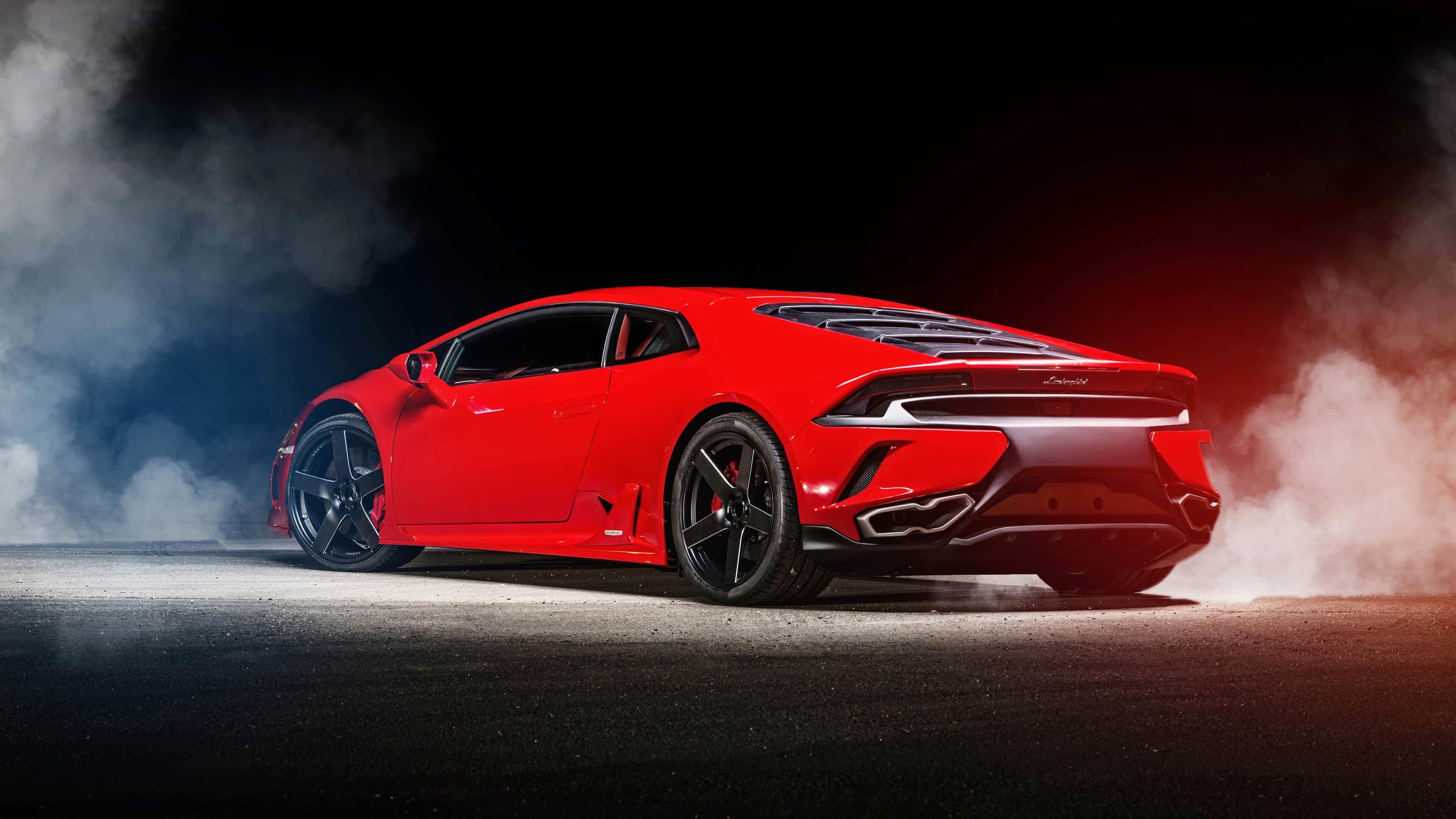 Rot, Lamborghini Huracan, UHD 4K, Geschwindigkeit, Luxus, 3840x2160 4K Desktop