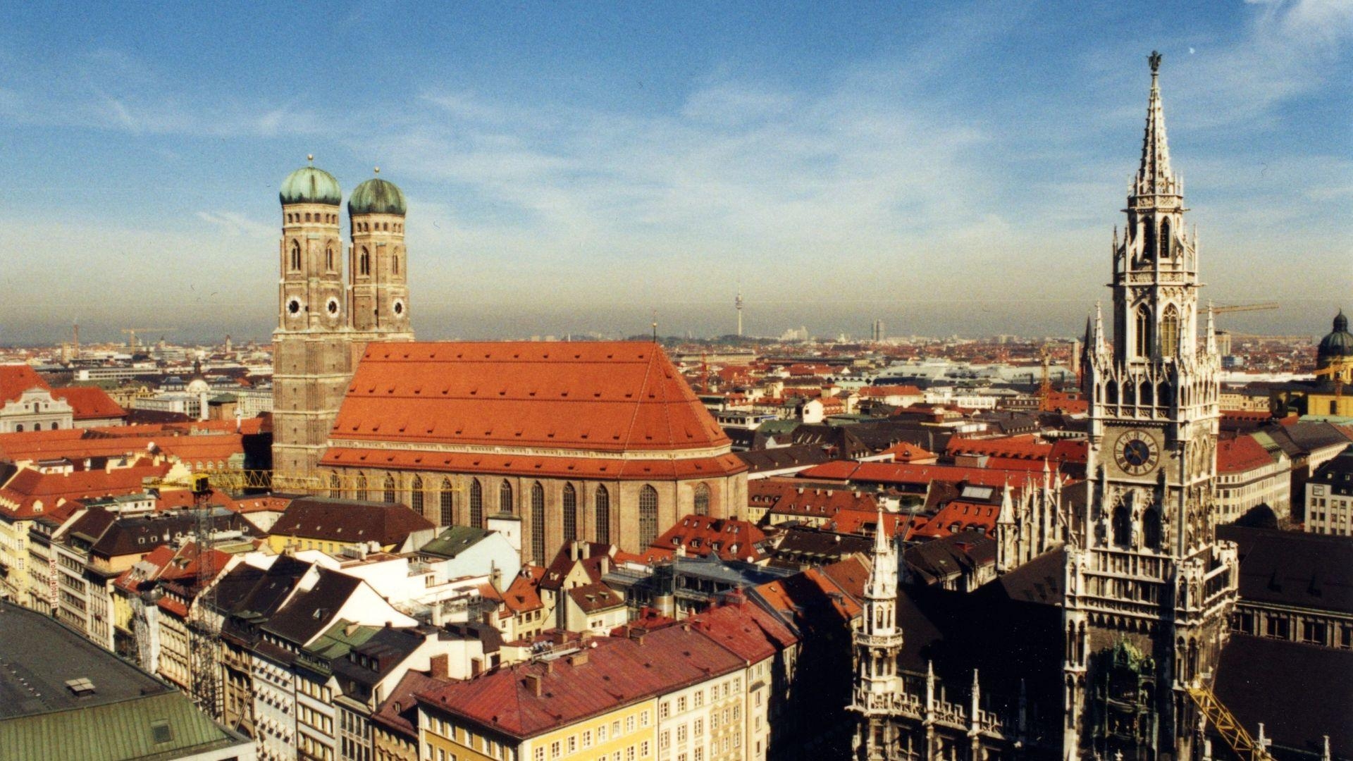 München, Himmel, Stadtbild, HD, Deutschland, 1920x1080 Full HD Desktop