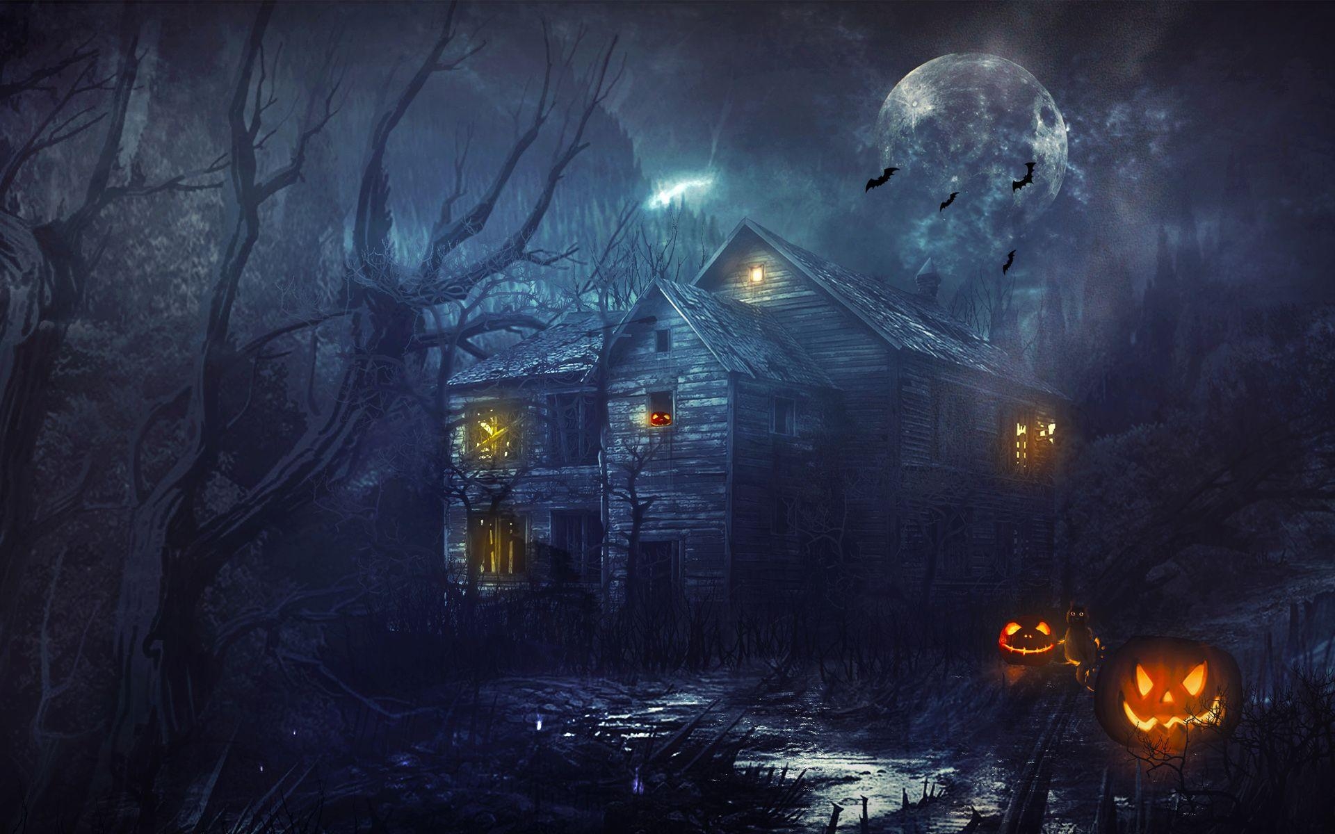 Halloween, Feiertag, Kürbisse, Grusel, Fest, 1920x1200 HD Desktop