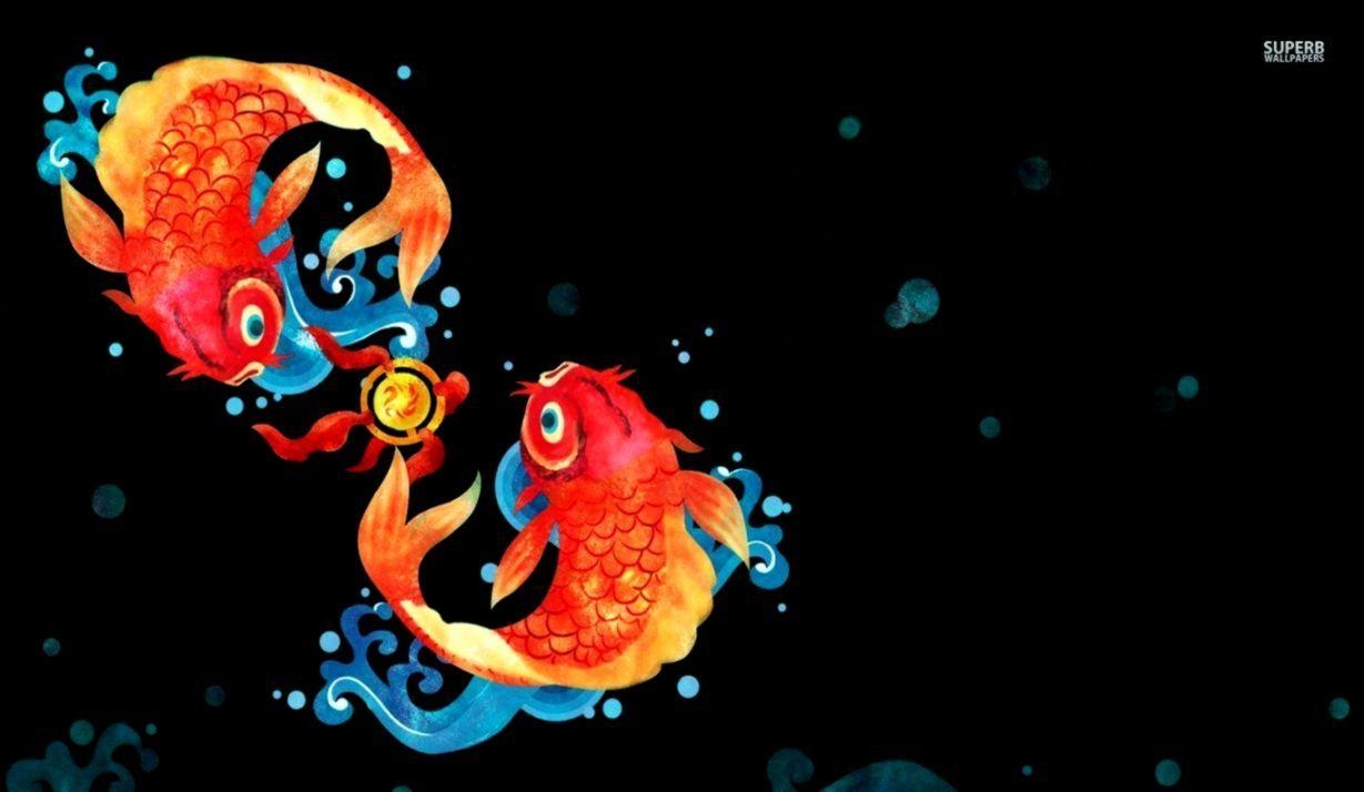 Koi Fische, Hintergrund, Desktop, HD, Bild, 1230x720 HD Desktop