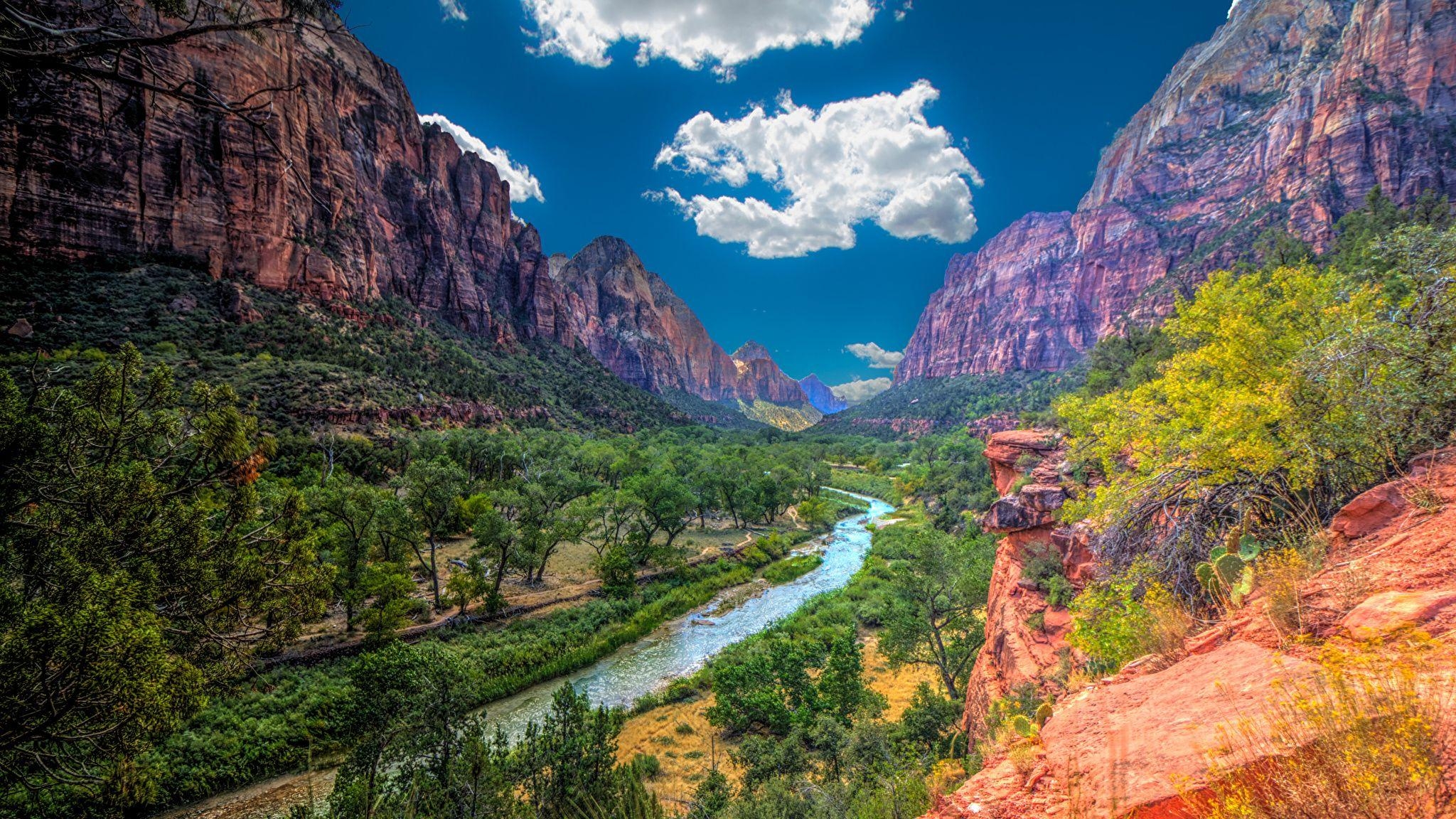 Zion Nationalpark, Download, Natur, Hintergrund, Reisen, 2050x1160 HD Desktop