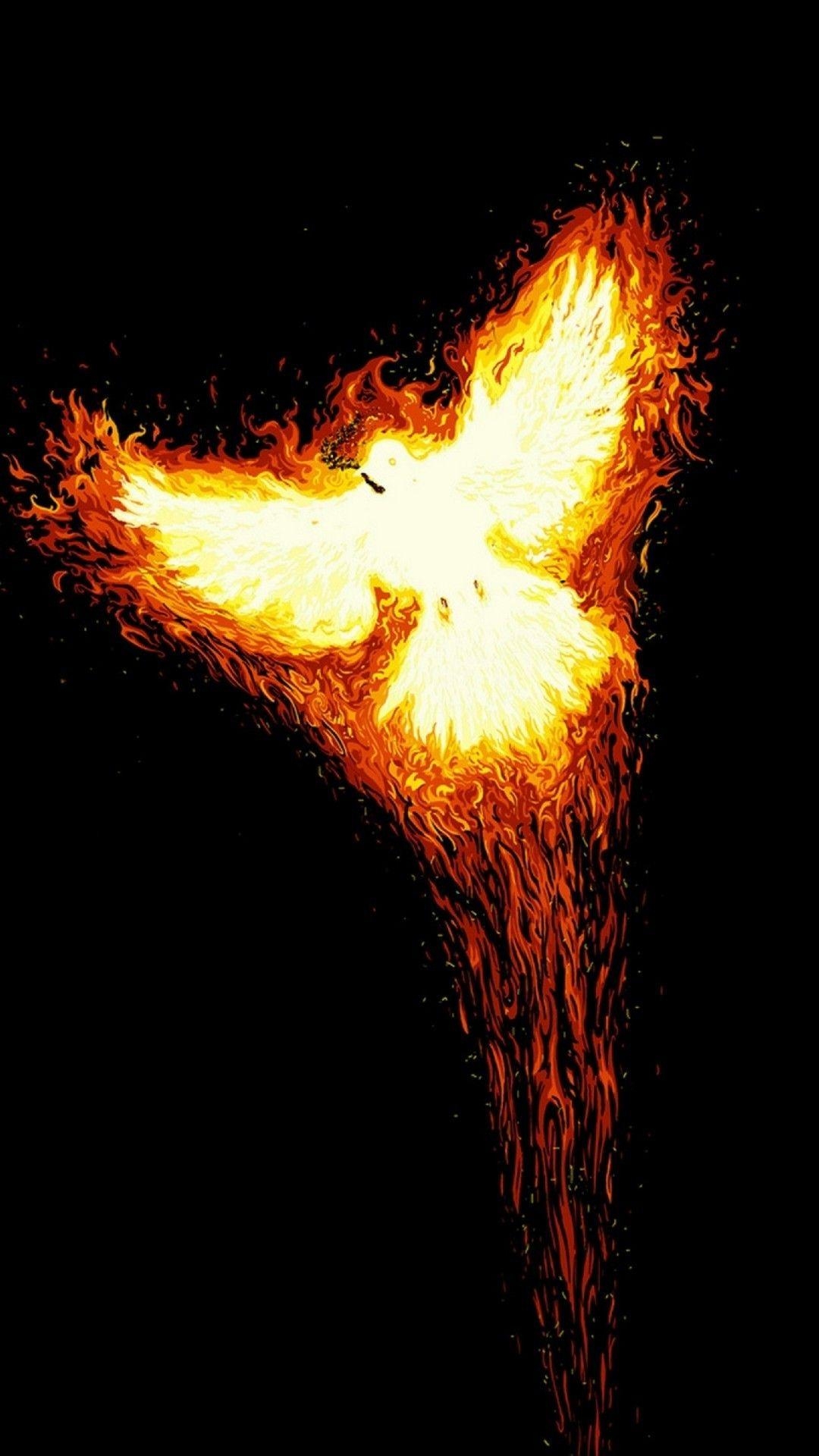 Dark Phoenix, Android, Hintergrund, Mobil, HD, 1080x1920 Full HD Handy