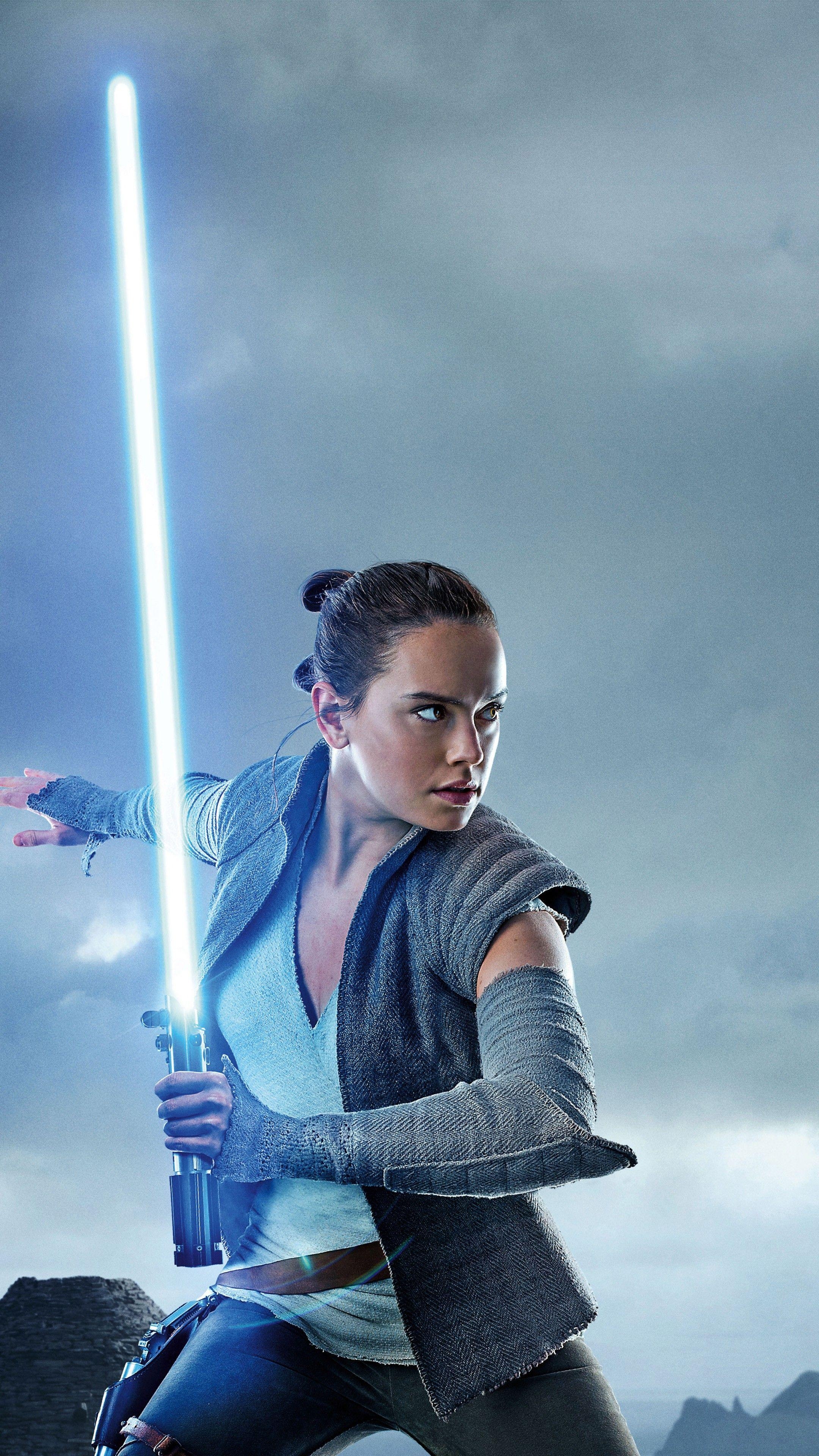 Star Wars, Letzte Jedi, 5k Filme, Daisy Ridley, Wallpaper, 2160x3840 4K Handy