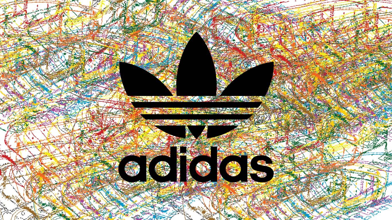 Adidas, Sport, Hintergrund, Markenidentität, Bild, 1370x770 HD Desktop