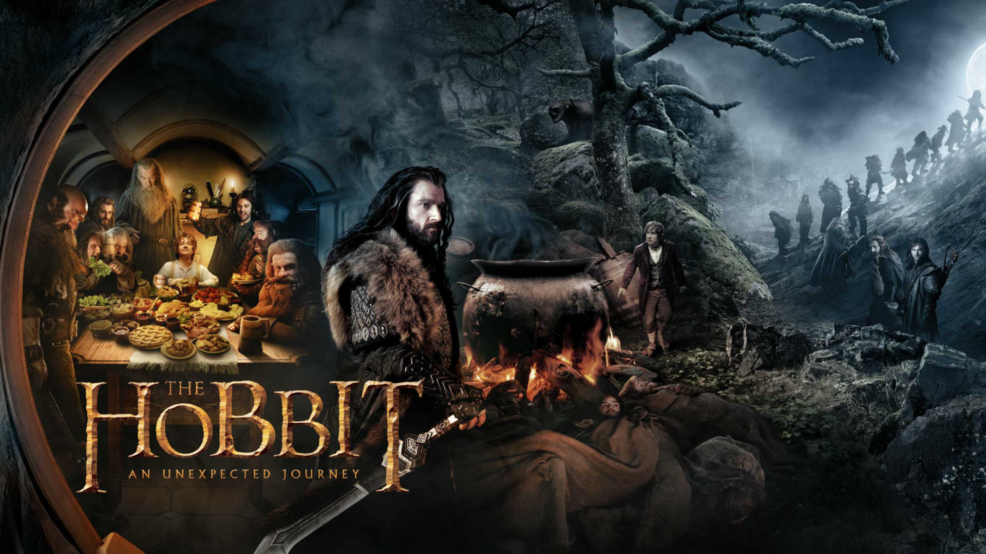 Beutelsend, Der Hobbit, Tolkien, Hintergrund, Fantasie, 1920x1080 Full HD Desktop