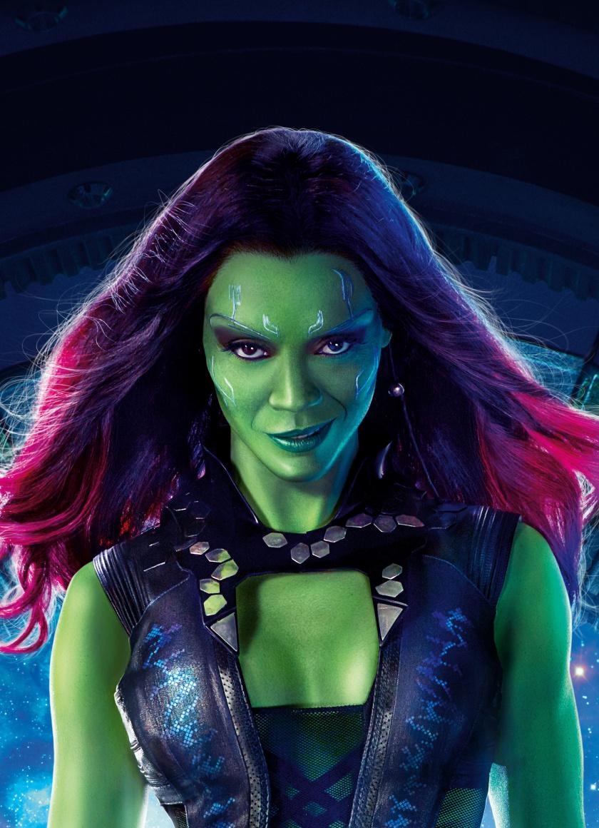 Gamora, Guardians, Galaxy, Marvel, Hintergrund, 840x1160 HD Handy