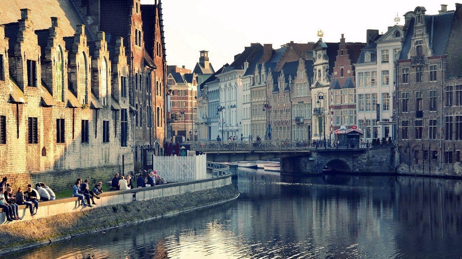 Gent, Belgien, Historisch, Kultur, Architektur, 1920x1080 Full HD Desktop