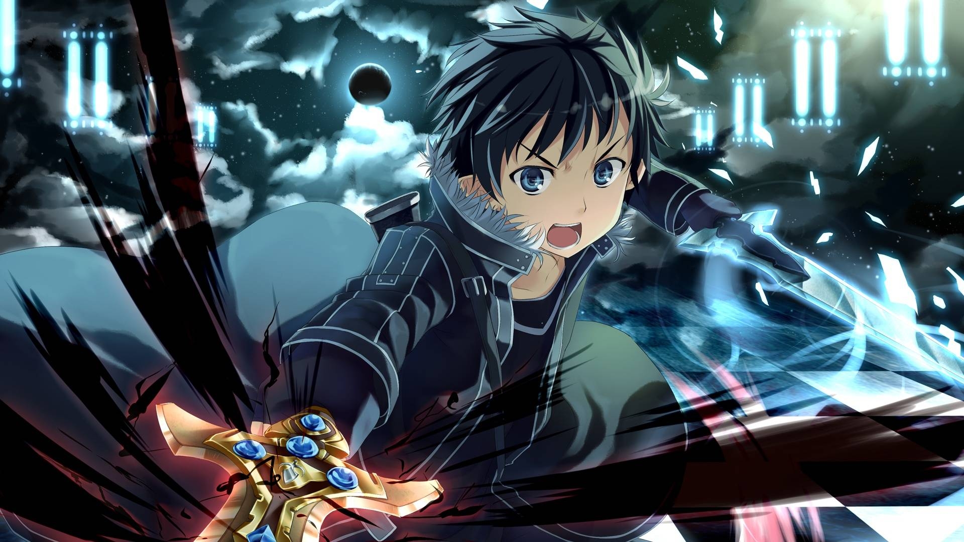 Kirito, Anime, Schwertkunst, Protagonist, Fantasie, 1920x1080 Full HD Desktop