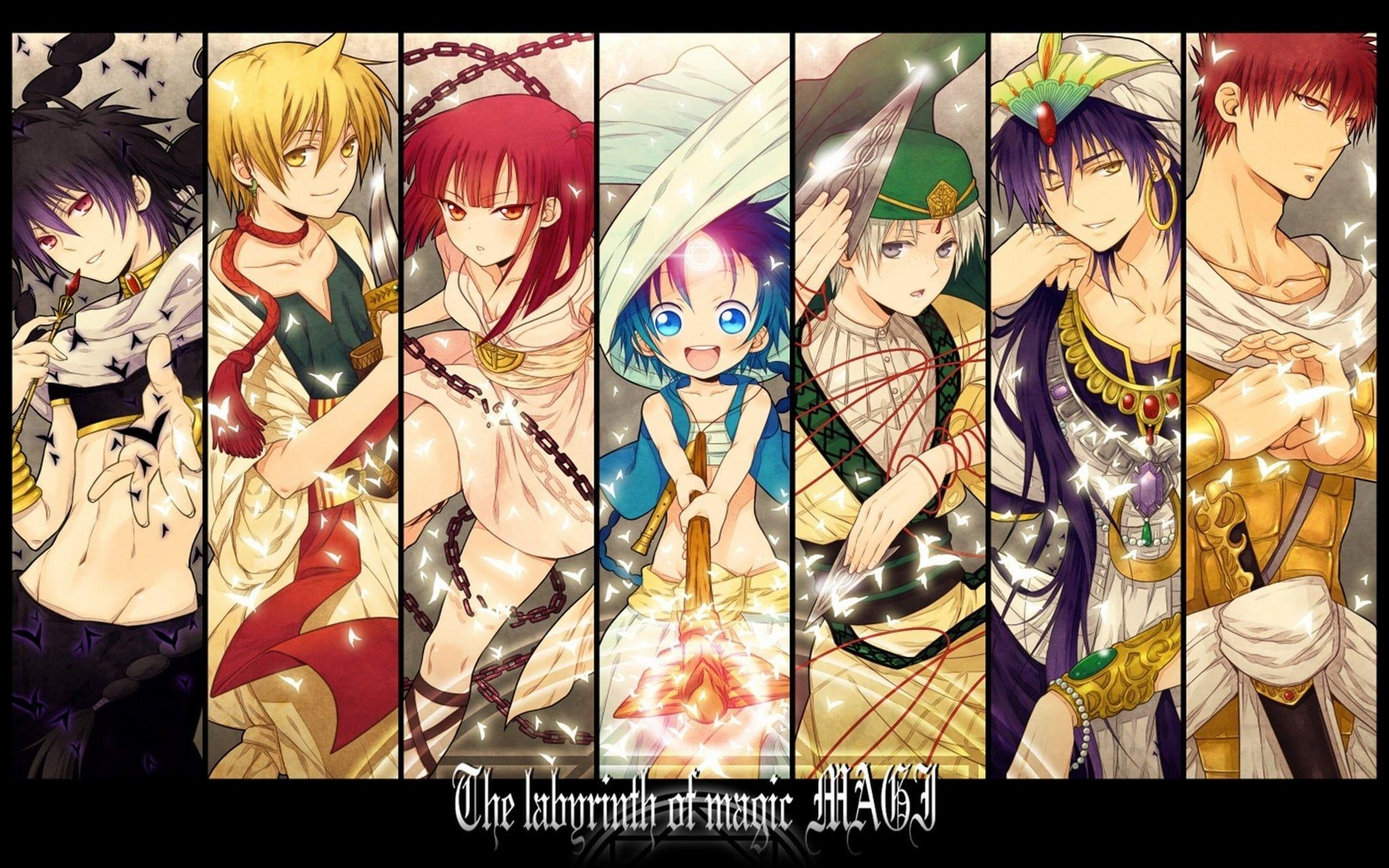 Magi Anime, Aladdin, Labyrinth, Magie, Abenteuer, 2050x1280 HD Desktop