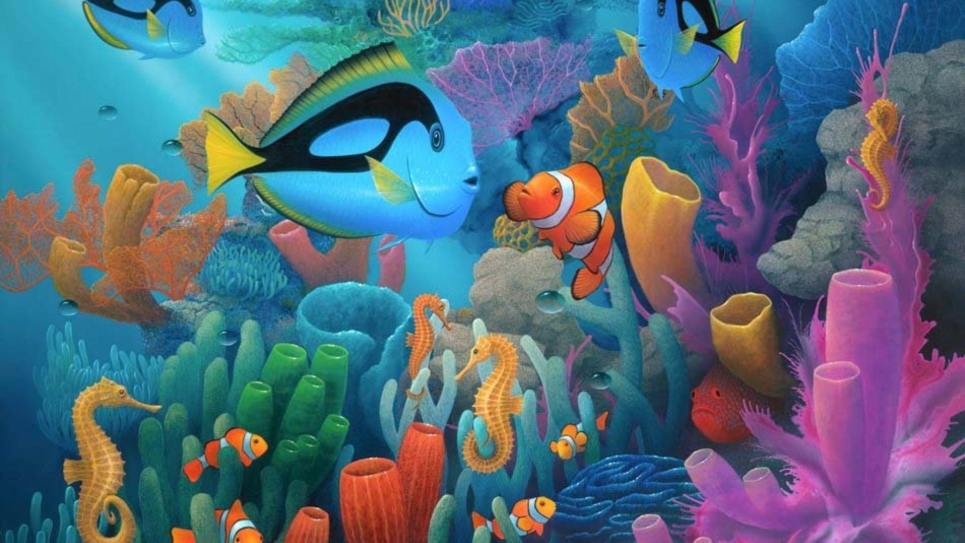 Findet Nemo, HD, Cartoon, Disney, Pixar, 1920x1080 Full HD Desktop