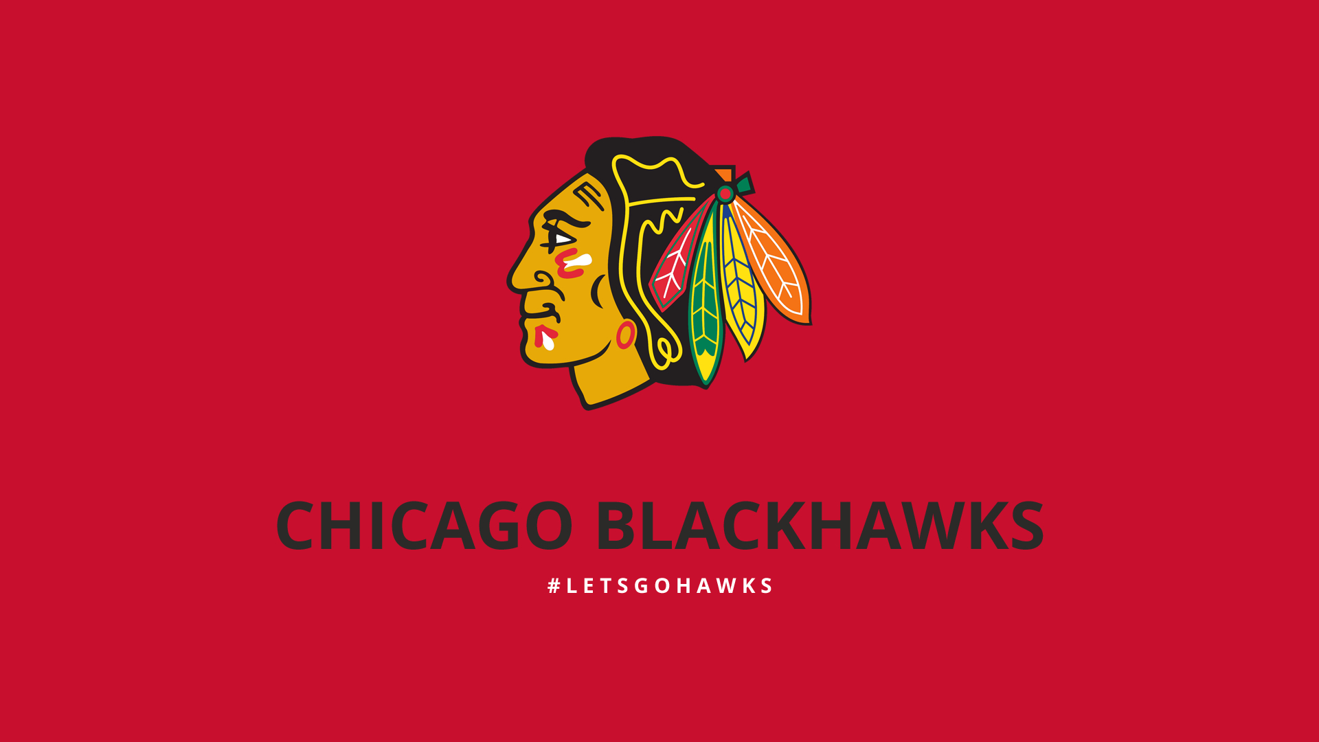 Chicago Blackhawks, Hintergrund, NHL, Bildschirmschoner, Chicago, 1920x1080 Full HD Desktop