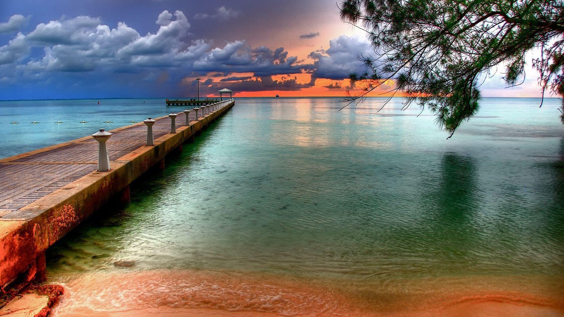 Florida, Himmel, Key West, Farbenfroh, Natur, 1920x1080 Full HD Desktop