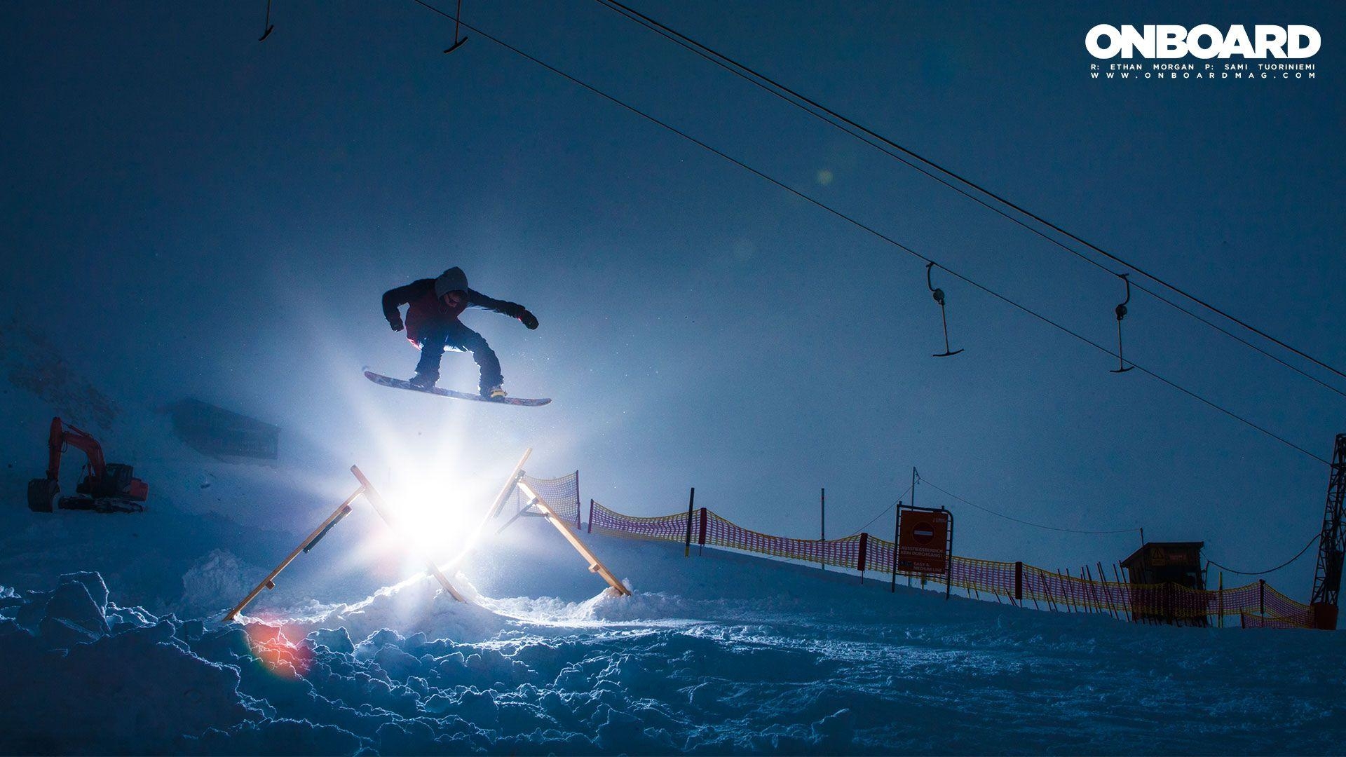 Snowboarding, Zugspitze, Wintersonne, Funpark, Athleten, 1920x1080 Full HD Desktop