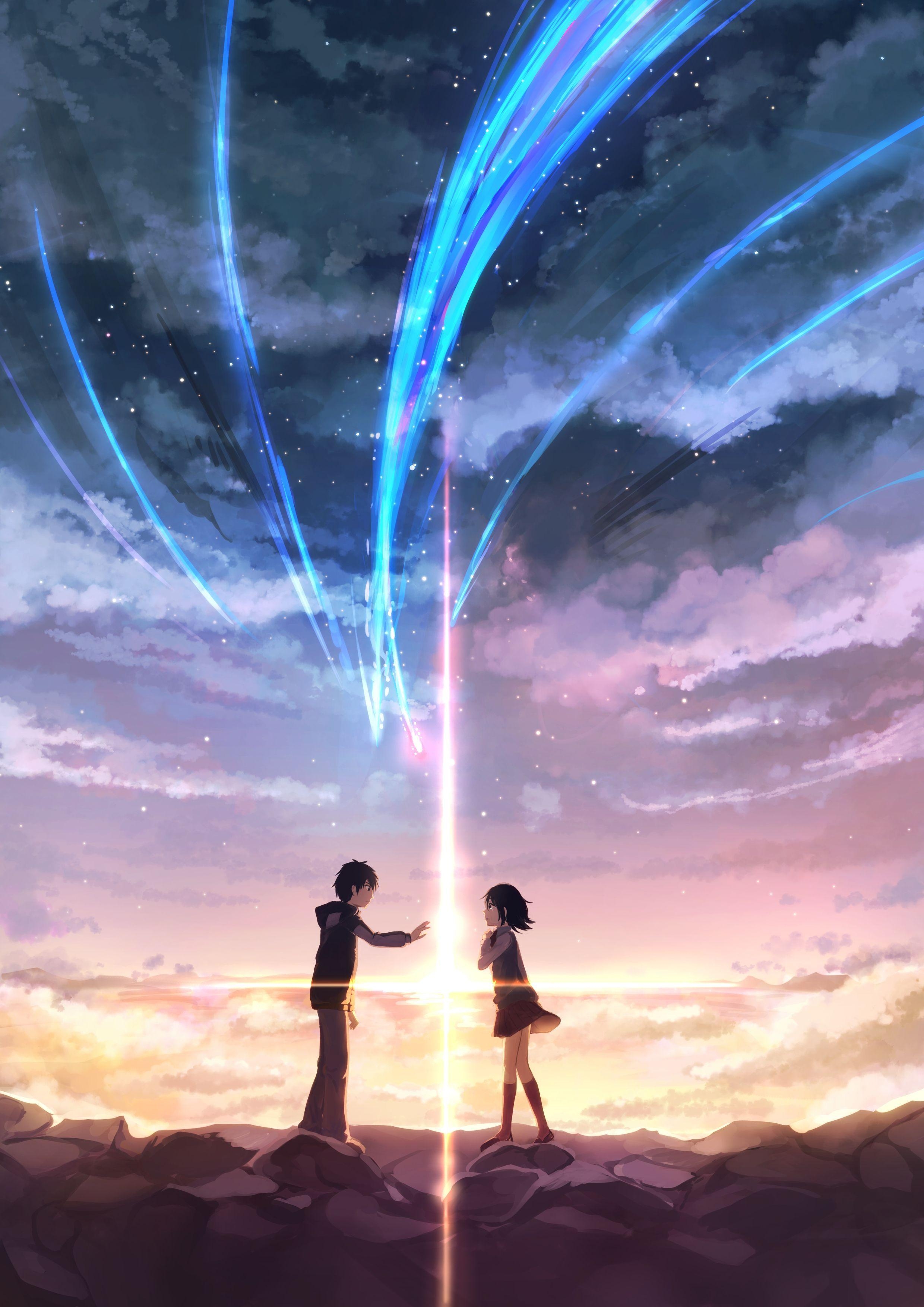 Your Name, Anime, Kimi no Na Wa, Movie, Verwirrend, 2480x3510 4K Handy