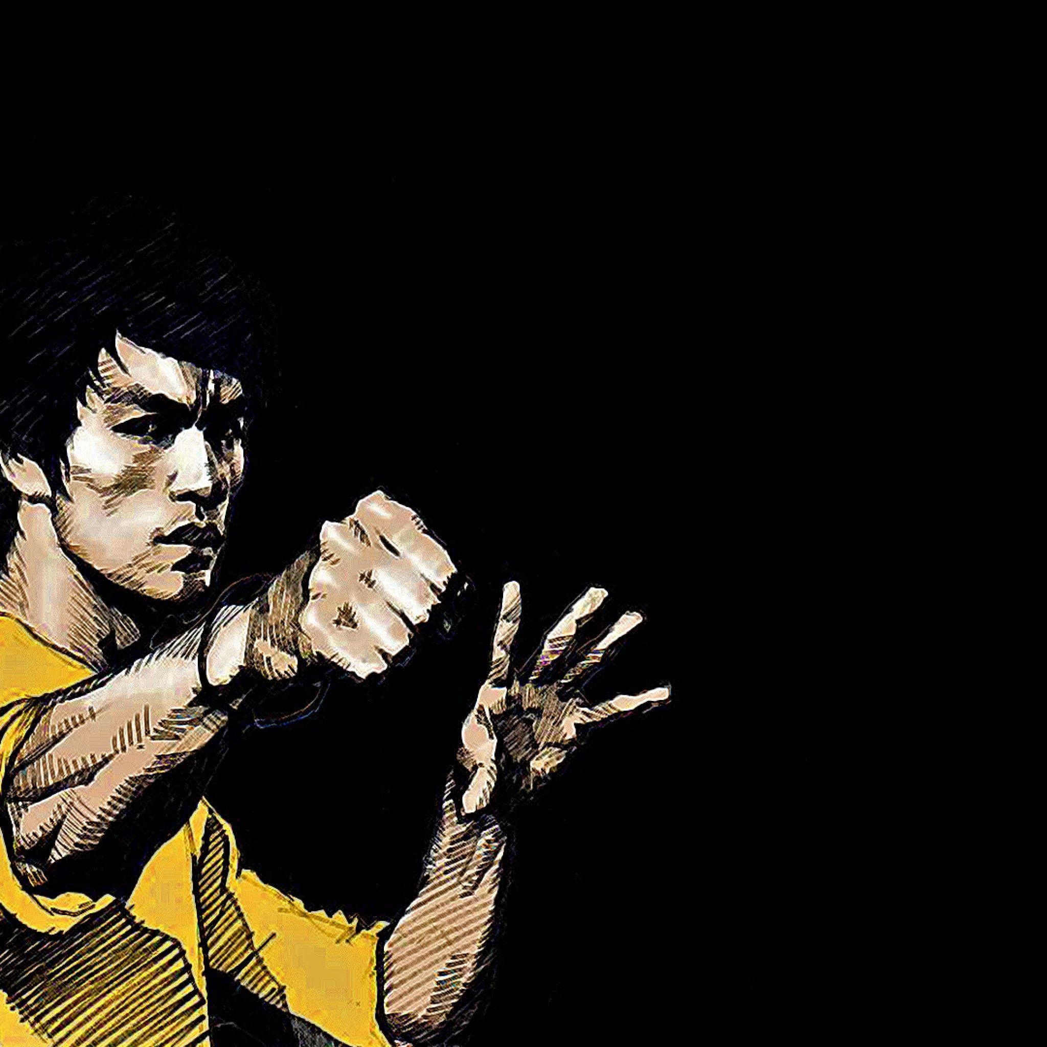 Bruce Lee, Elegant, 8K, Desktop, Hintergrund, 2050x2050 HD Handy