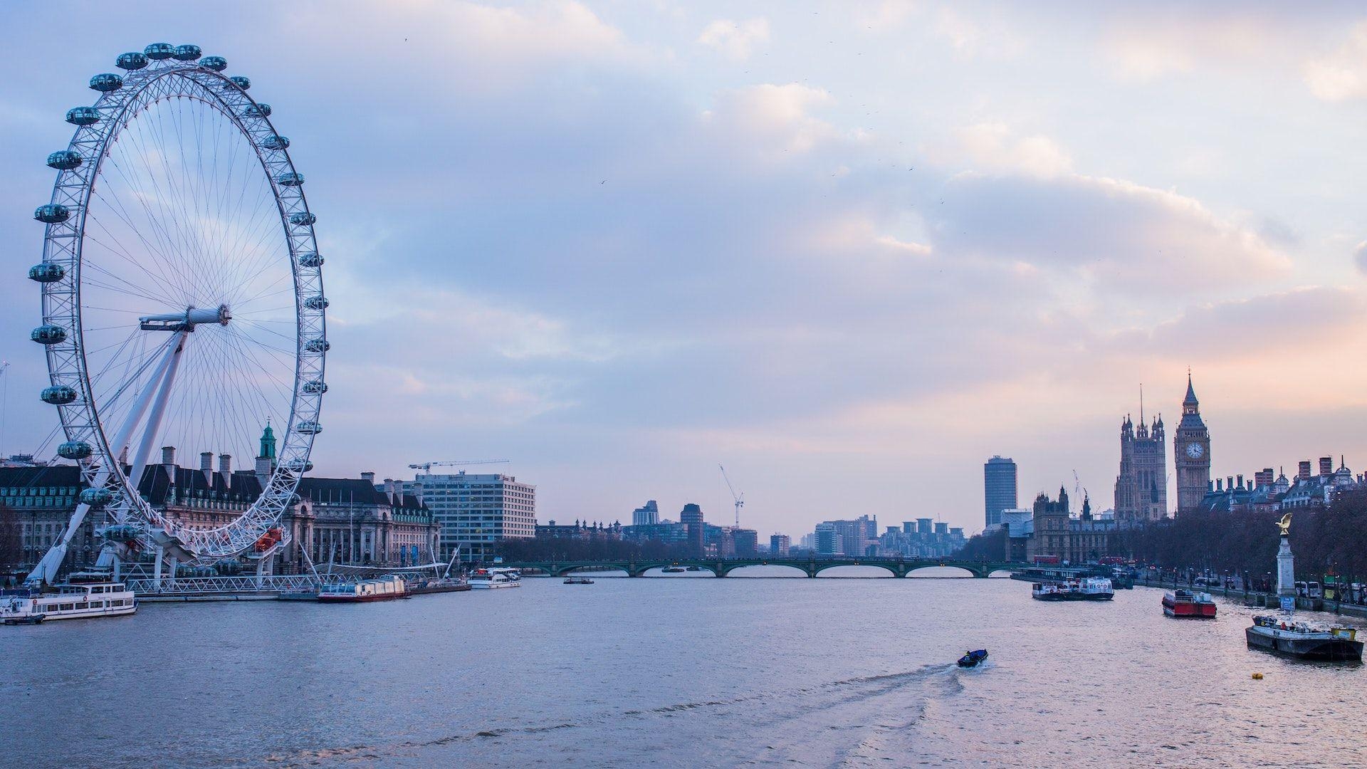 London Eye, Themse, Tag, Reisen, Großbritannien, 1920x1080 Full HD Desktop