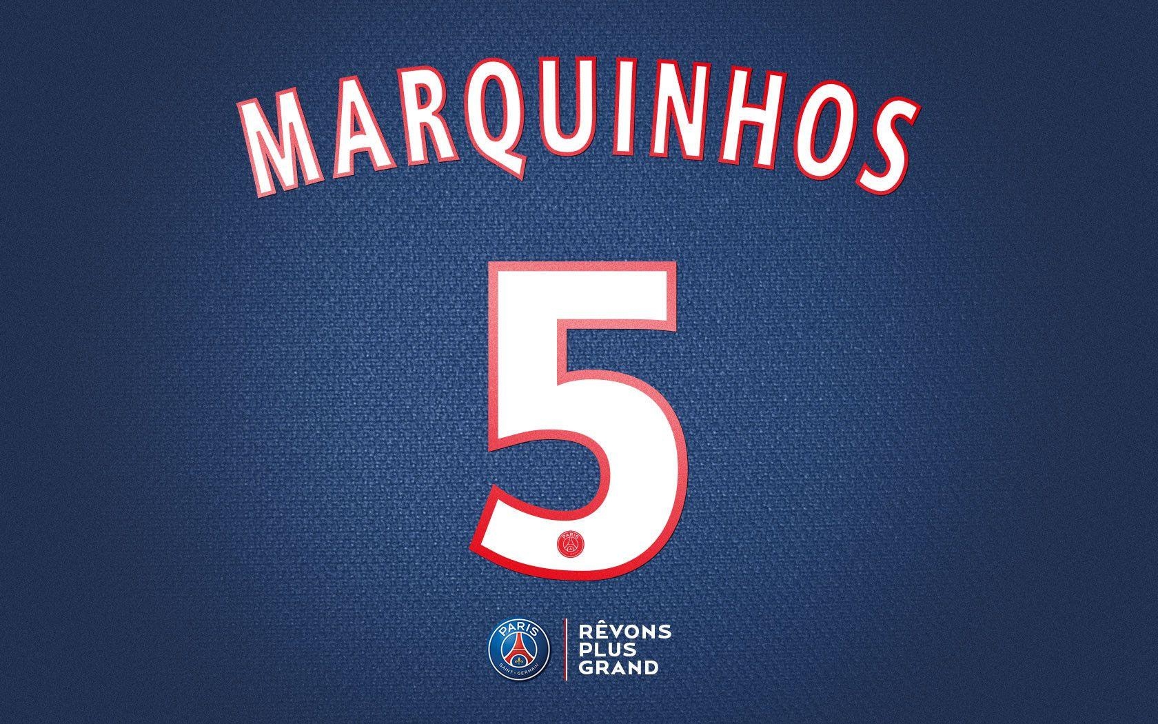 Marquinhos, Paris Saint-Germain, Fußball, Sport, Hintergrund, 1680x1050 HD Desktop