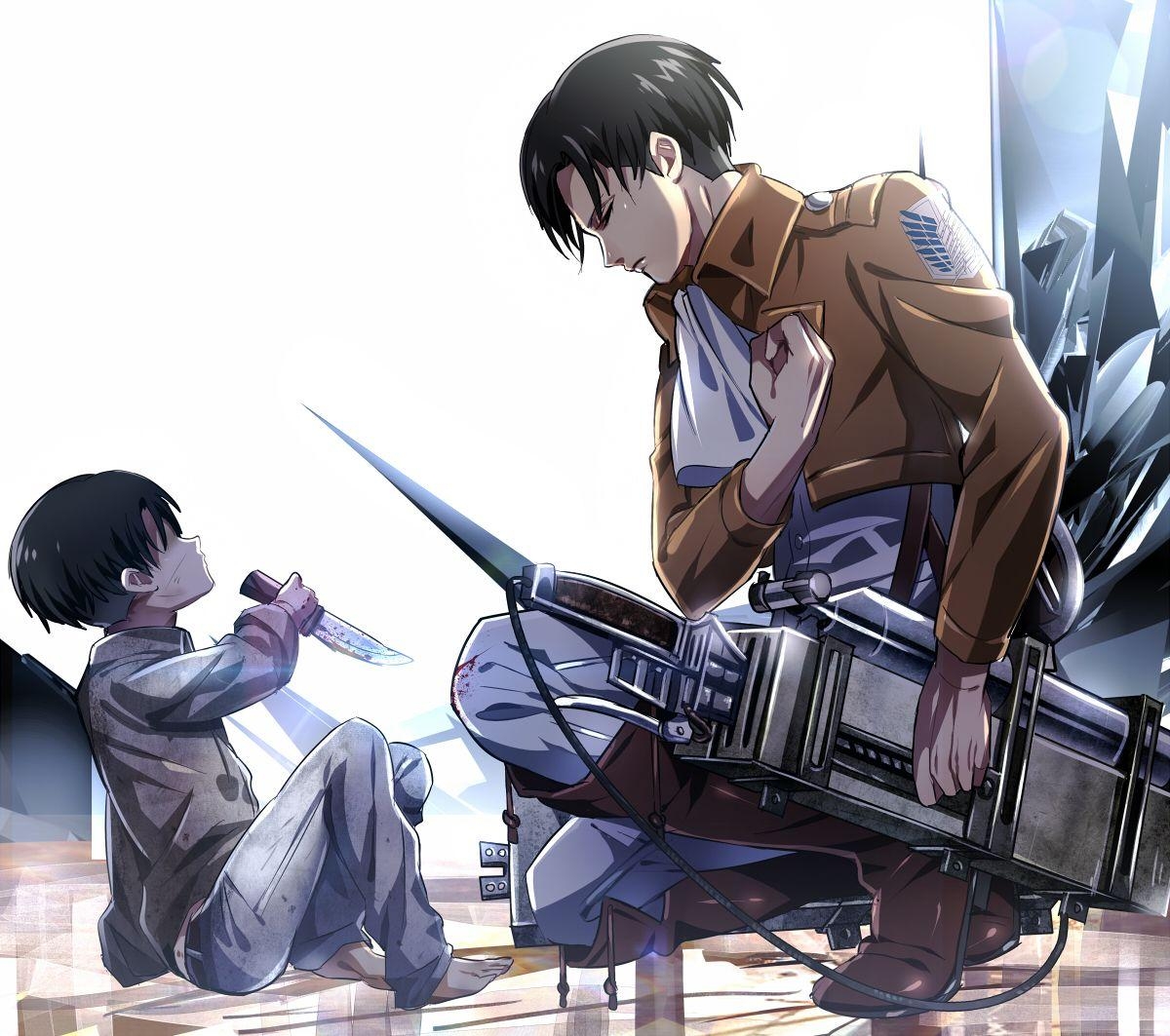 Levi Ackerman, Titan, Anime, Board, Shingeki no Kyojin, 1200x1070 HD Desktop