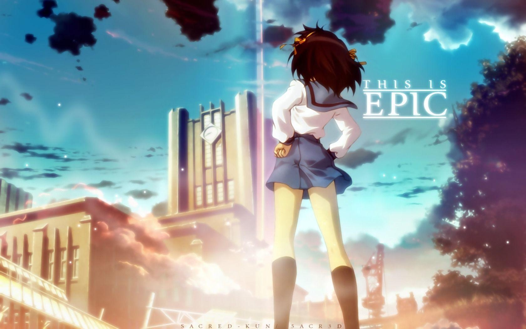 Haruhi Suzumiya, Anime, Verschwinden, Wallpaper, Melancholie, 1680x1050 HD Desktop